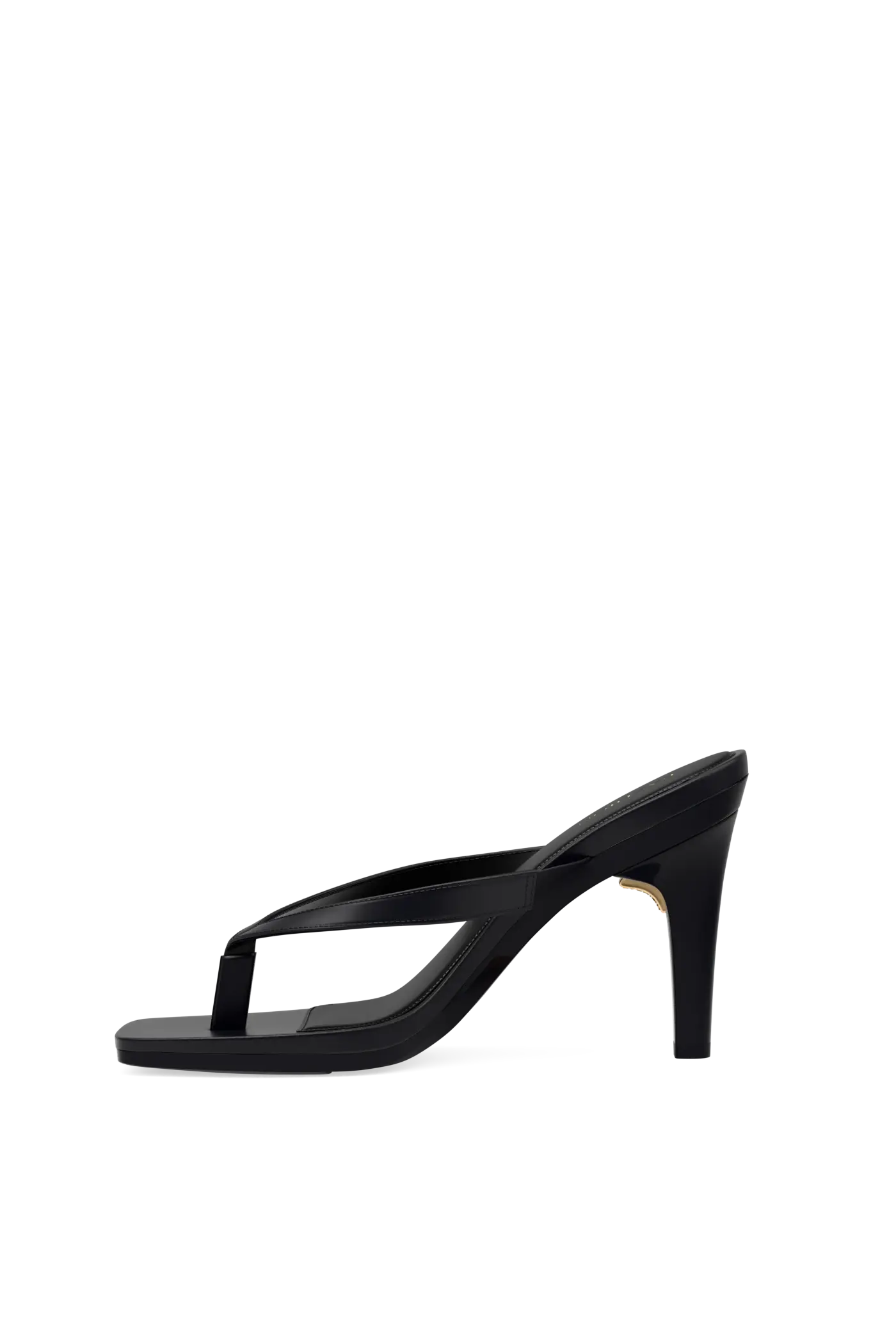 The Carmen - Coal Vegan Leather 4 Stiletto