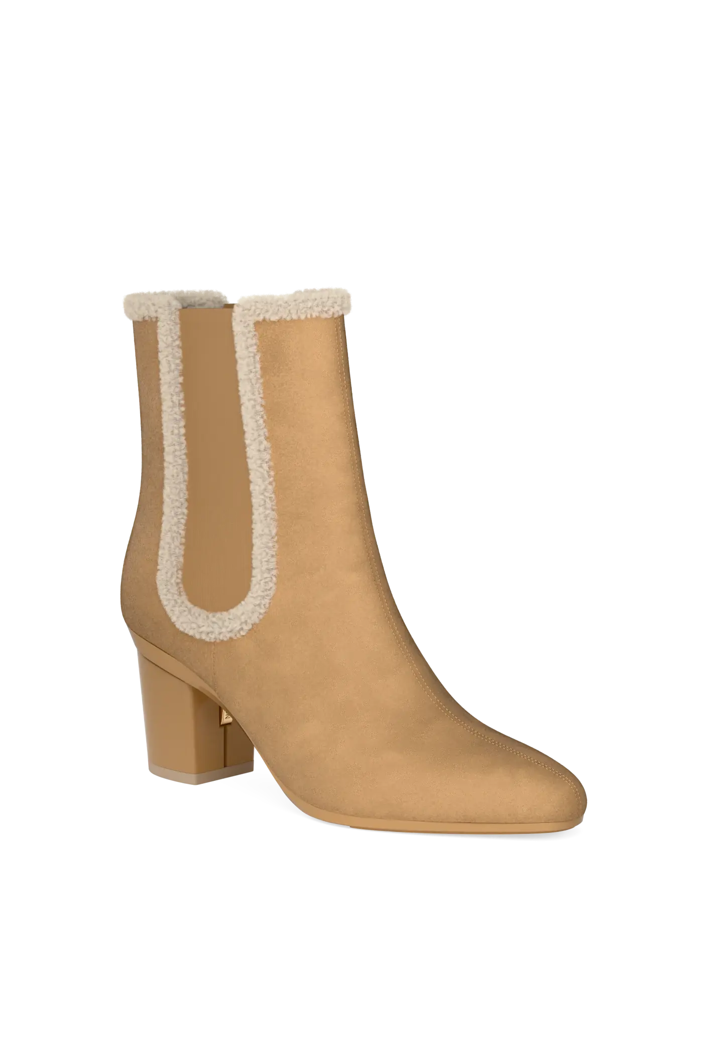 The Chelsea - Camel Suede Sherpa 3 Block