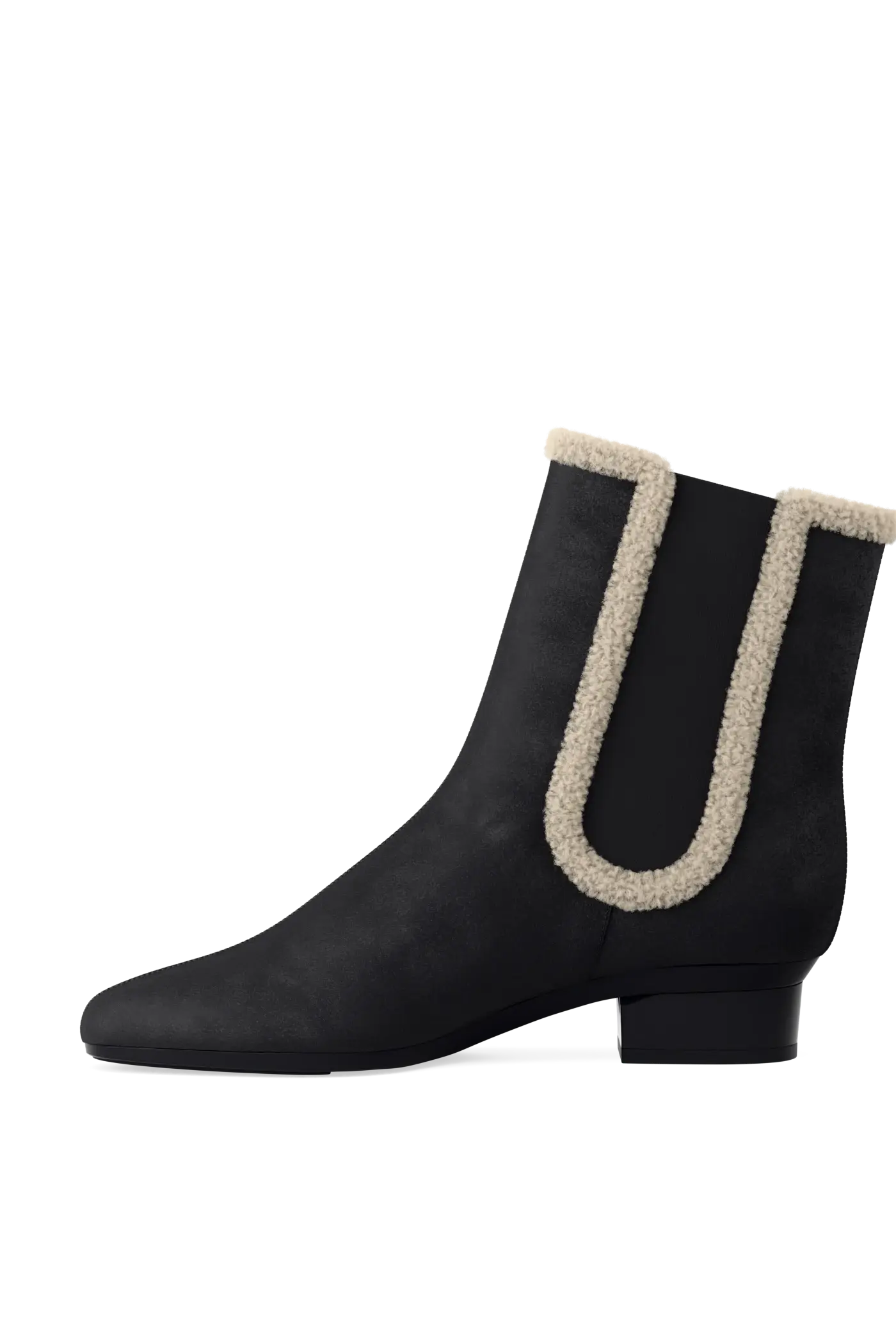 The Chelsea - Coal Suede Sherpa