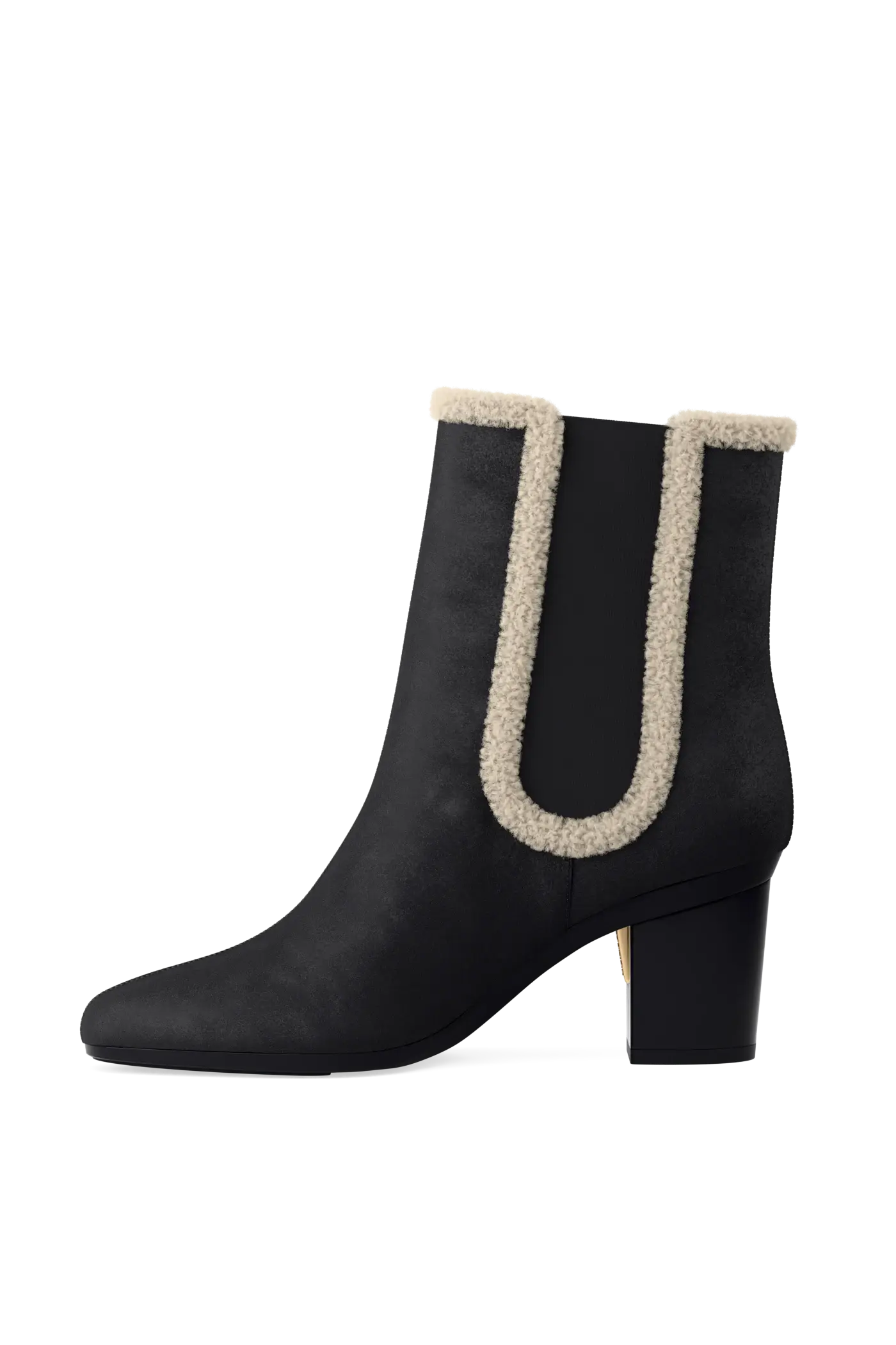 The Chelsea - Coal Suede Sherpa 3 Block