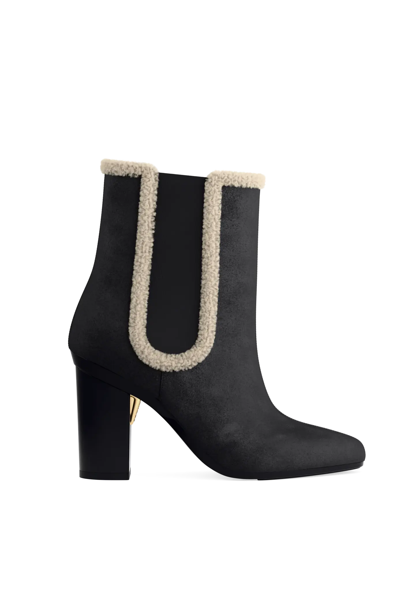 The Chelsea - Coal Suede Sherpa 4 Block