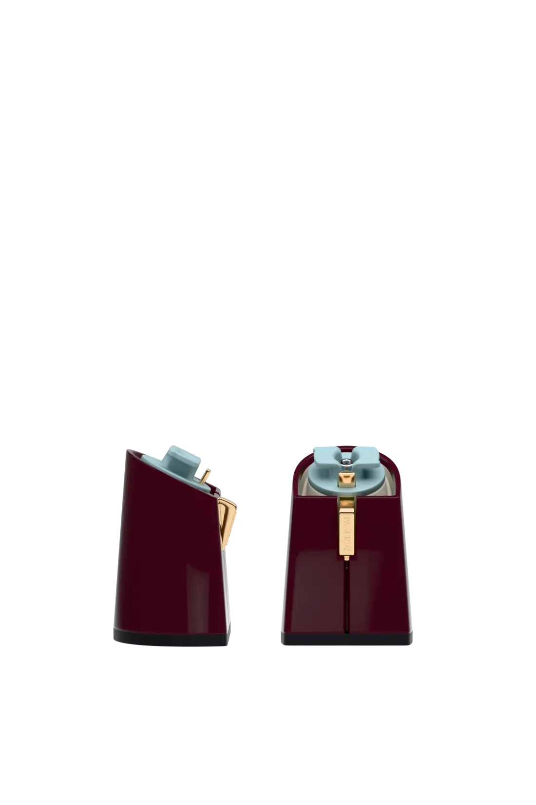 Flare Block Heel Kit 4" Cherry Mocha