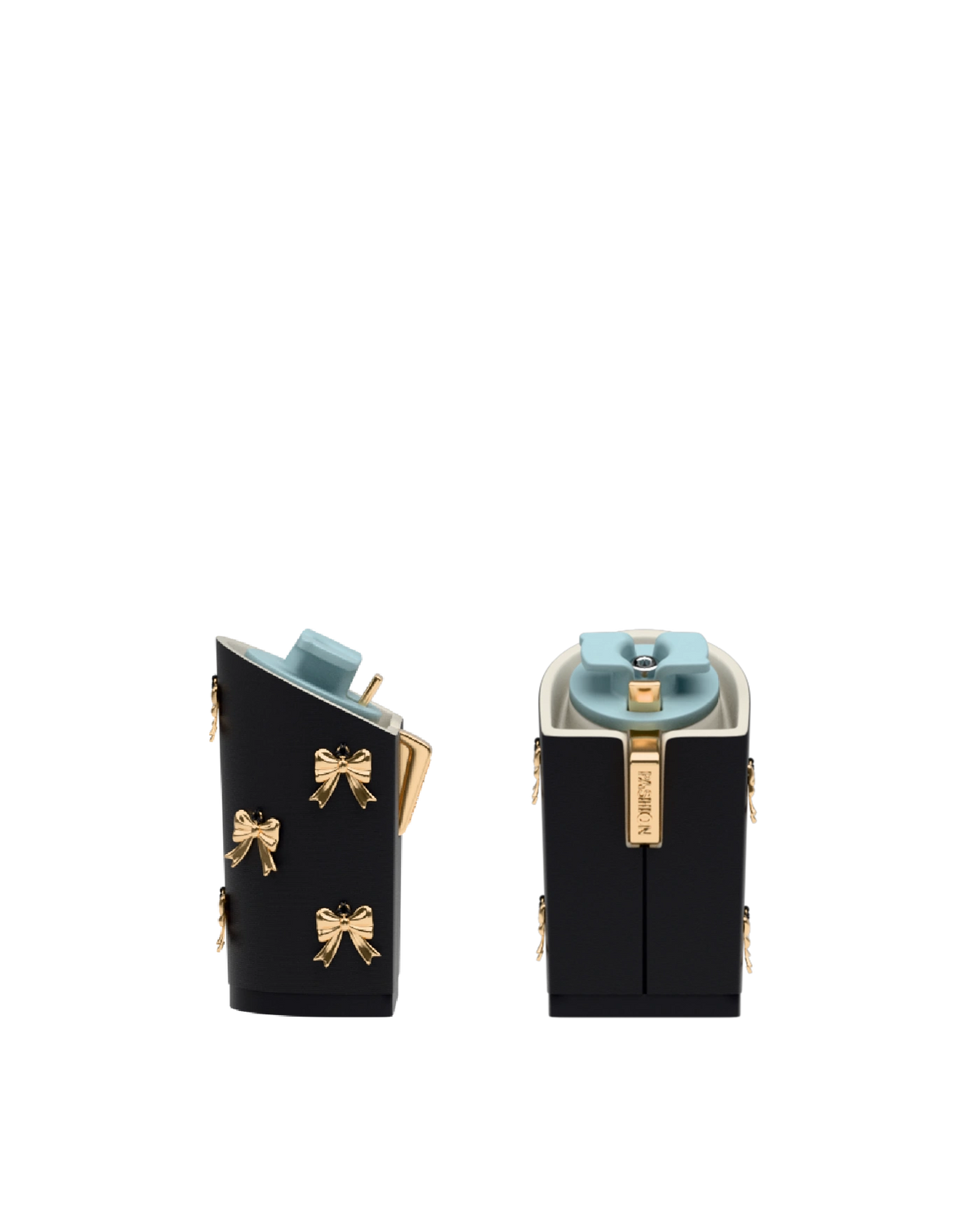 Block Heel Kit 4 Coal Bow Charm, 4-inch interchangeable block heel. Pashion convertible heels go from heel to flat and are customizable with interchangeable heel kits.