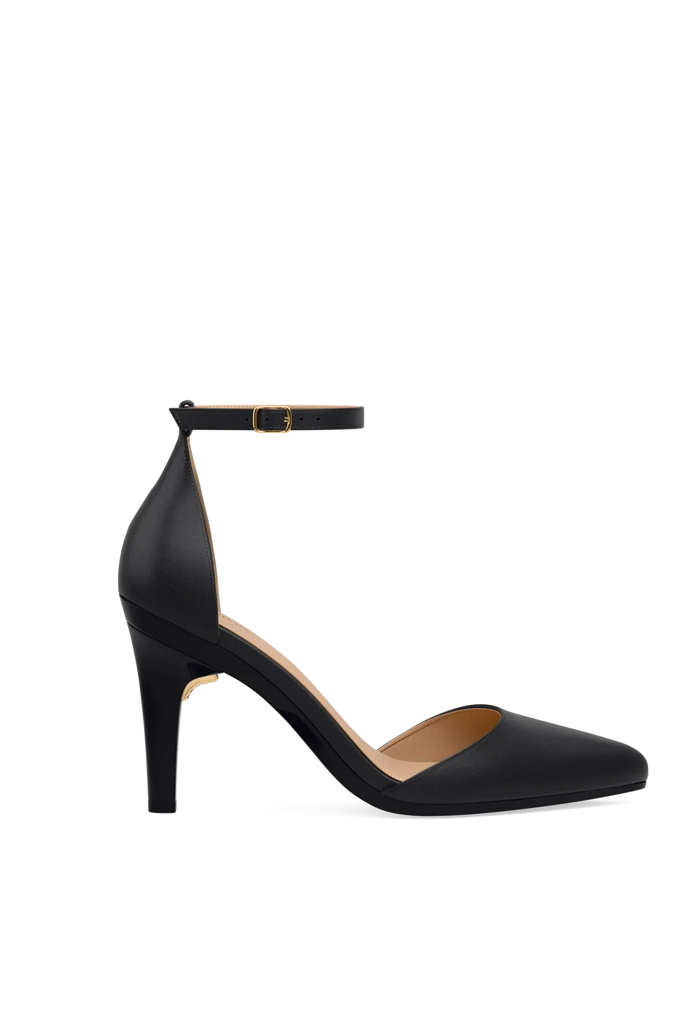 The D'Orsay - Coal Leather + Stiletto Heel Kit 4 Coal