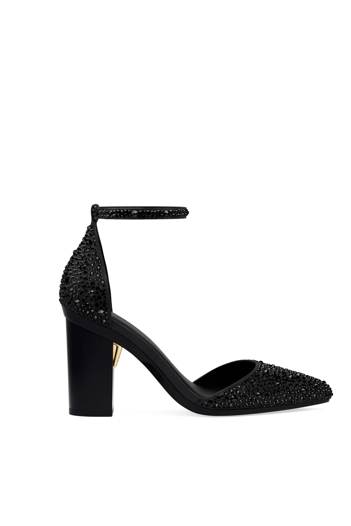 The D'Orsay - Coal Mixed Rhinestone 4 Block