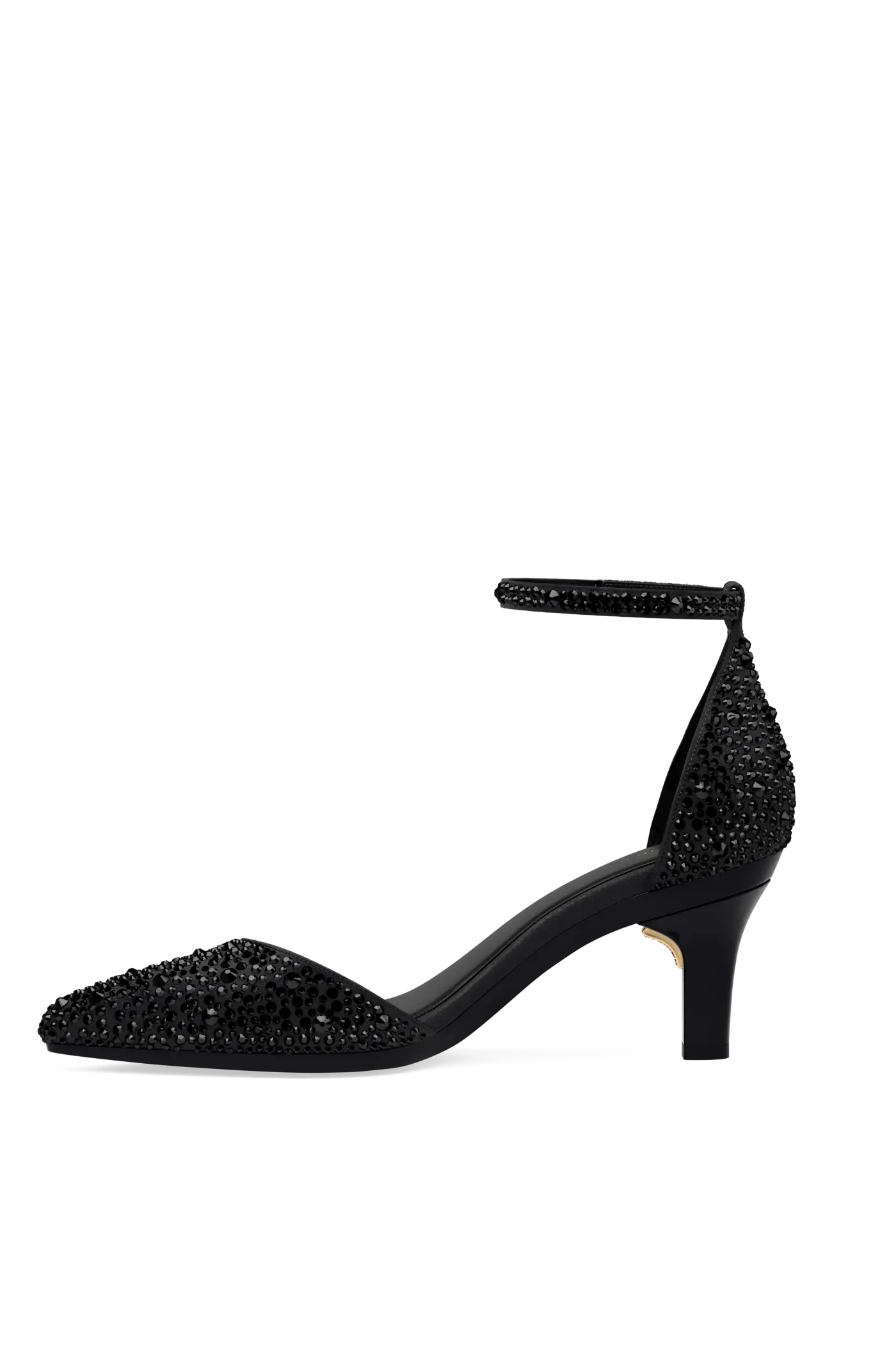 The D'Orsay - Coal Mixed Rhinestone 3 Stiletto