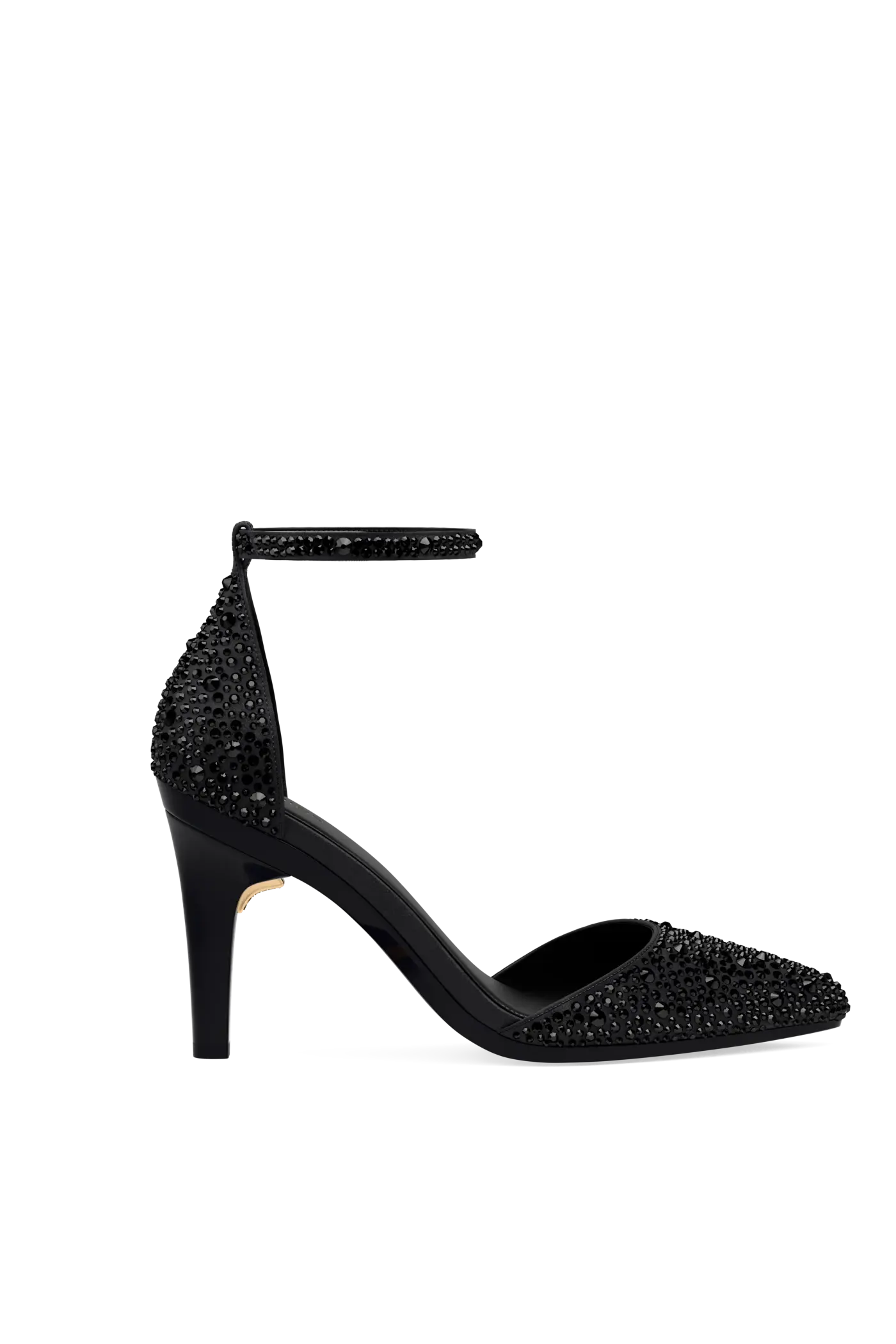The D'Orsay - Coal Mixed Rhinestone 4 Stiletto