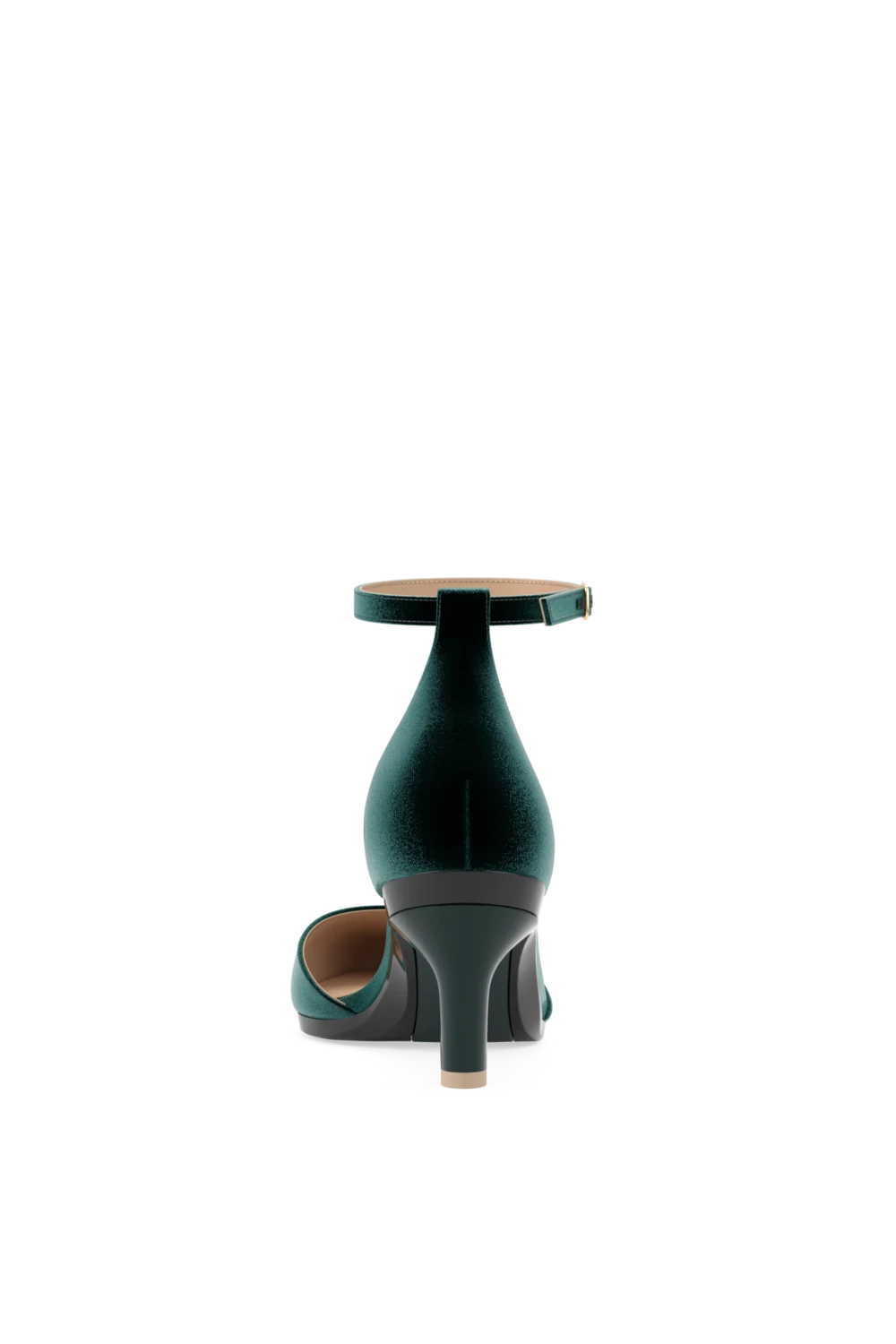 The D'Orsay - Forest Velvet 3 Stiletto