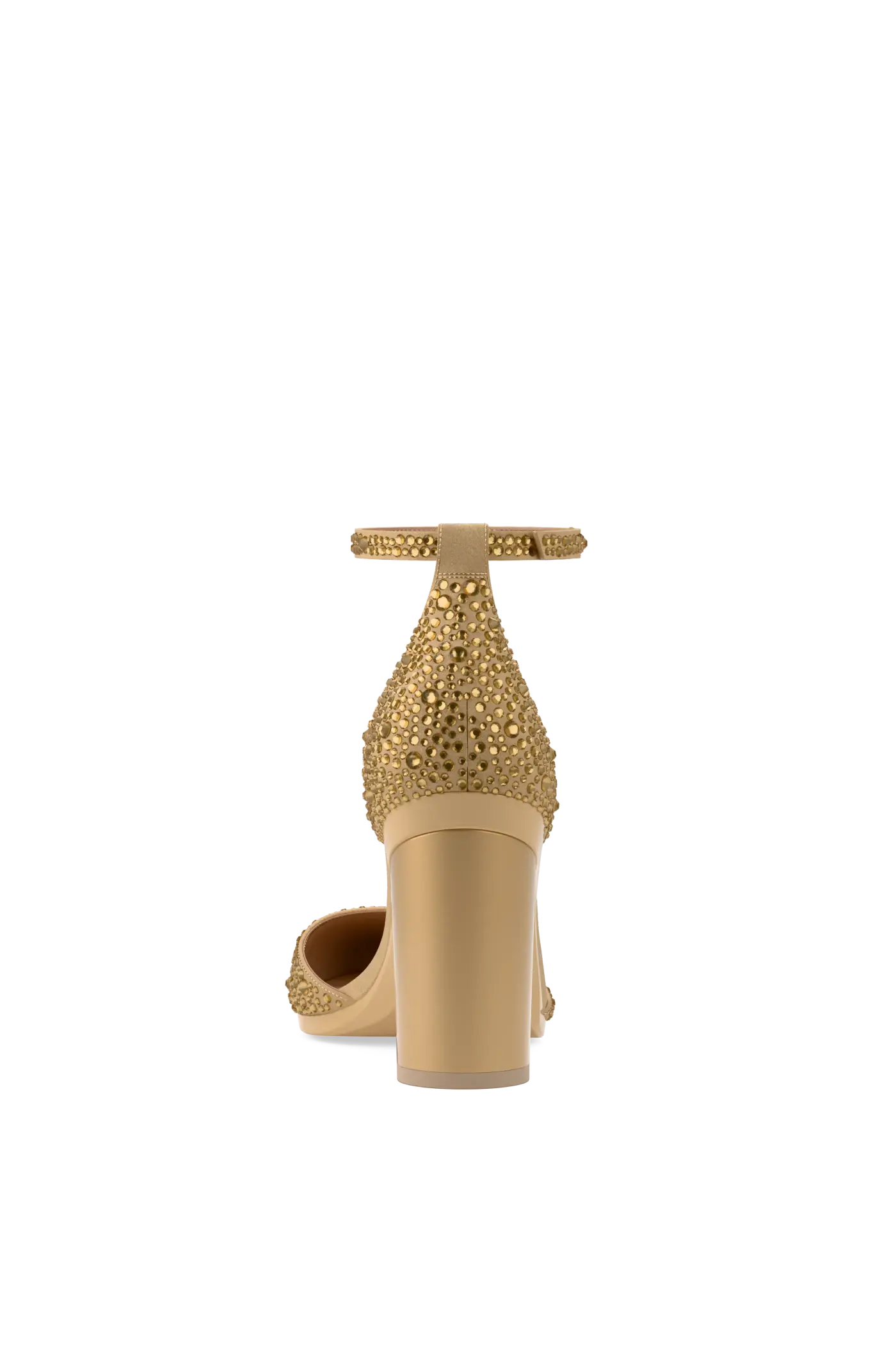 The D'Orsay - Gold Mixed Rhinestone 4 Block