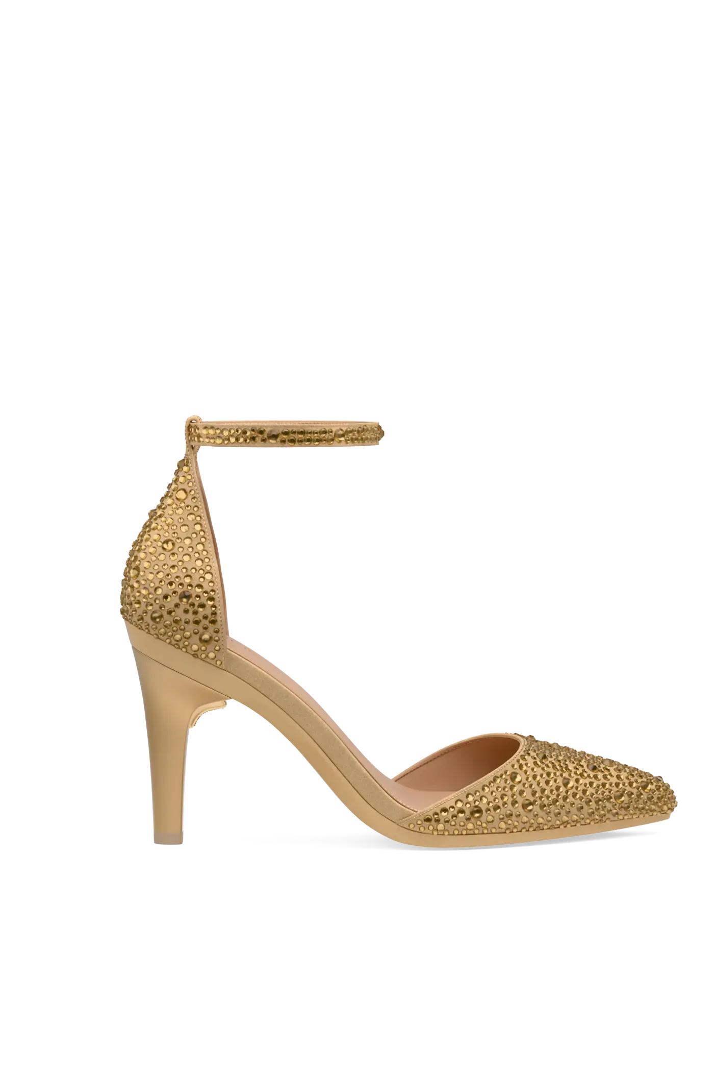 The D'Orsay - Gold Mixed Rhinestone 4 Stiletto