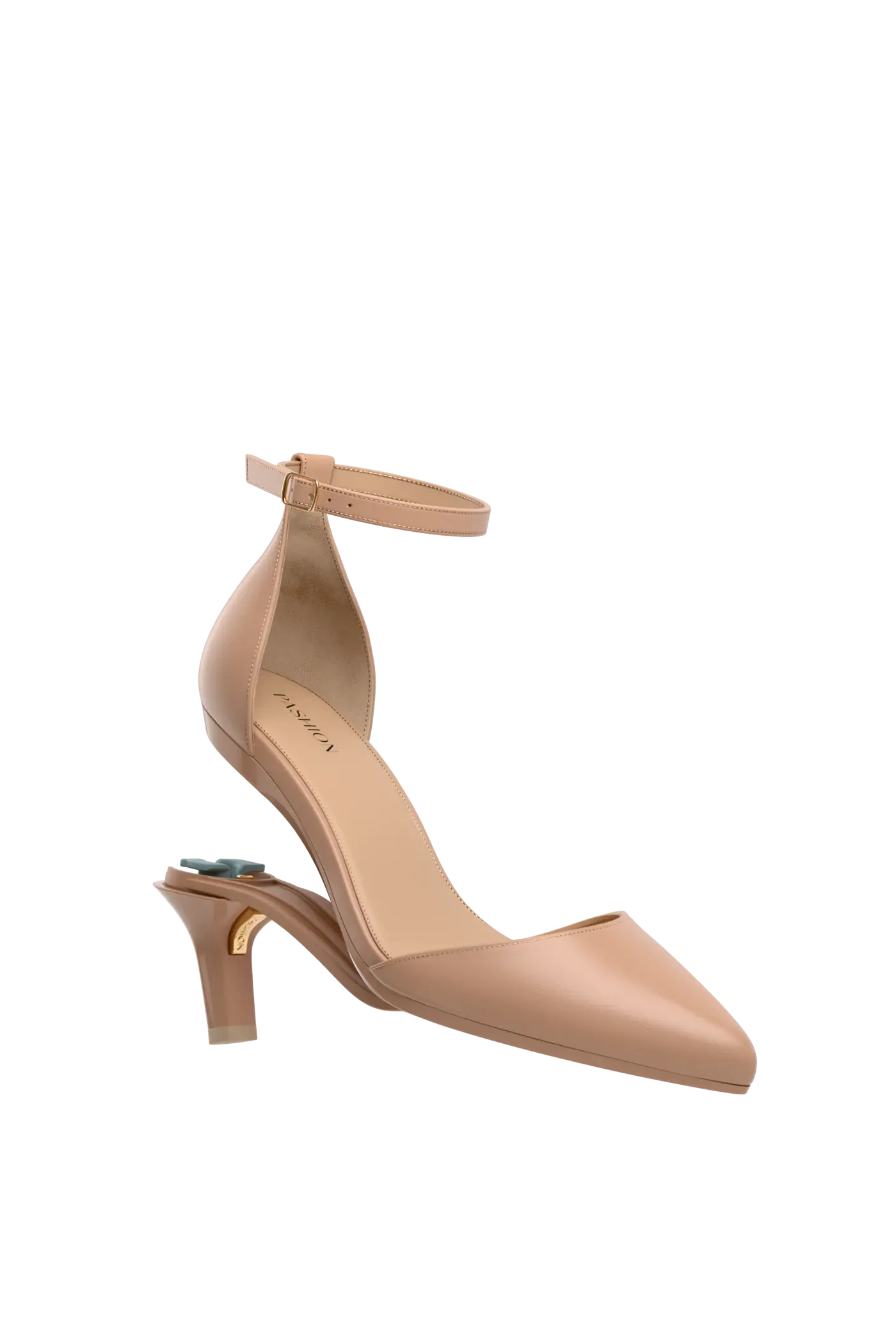 The D'Orsay Latte Leather + Stiletto Heel Kit 3 Latte