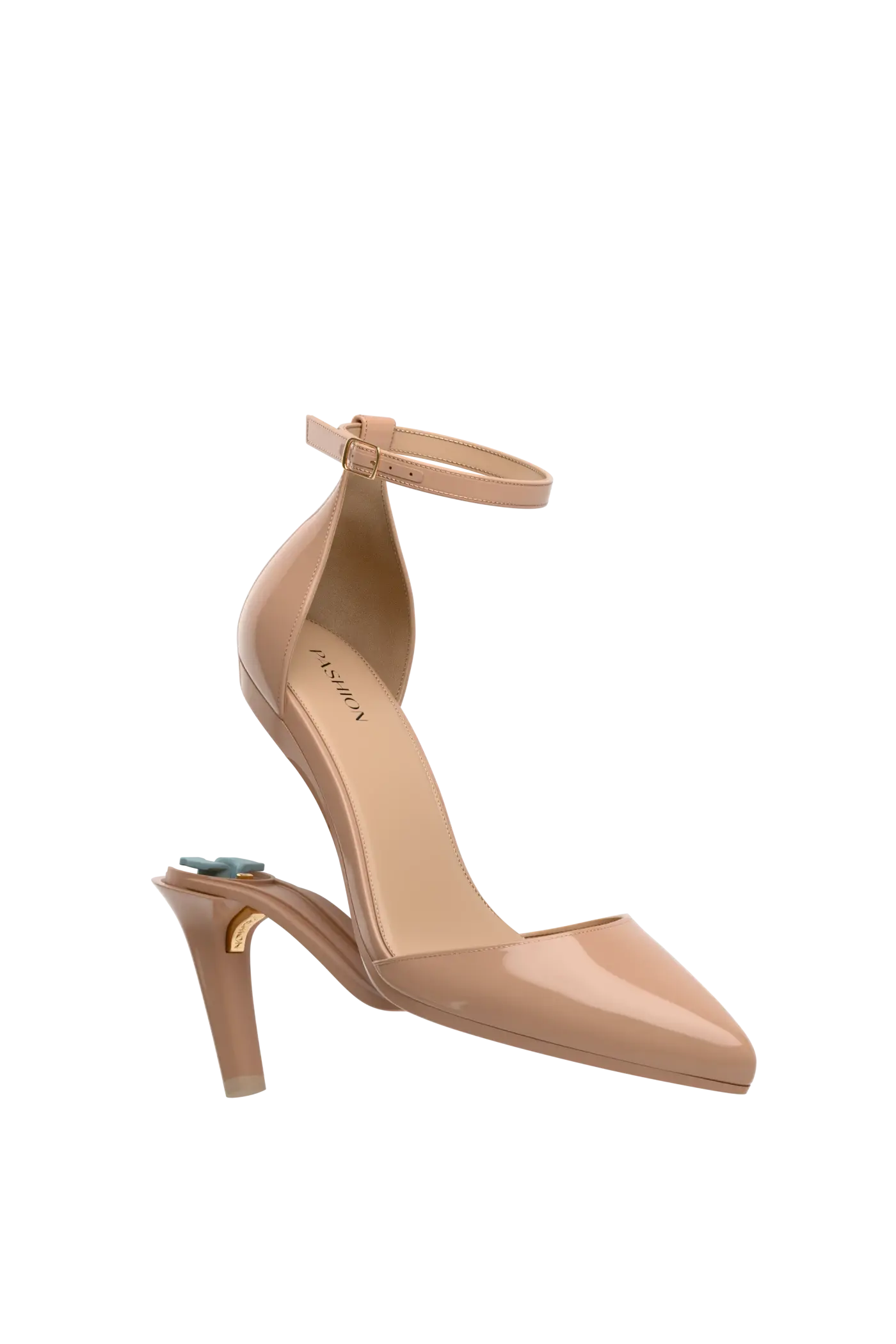 The D'Orsay - Latte Patent 4 Stiletto - FINAL SALE