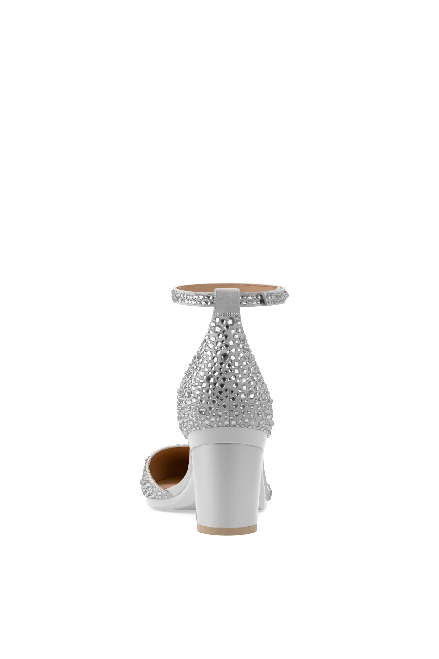 The D'Orsay - Silver Mixed Rhinestone 3 Block