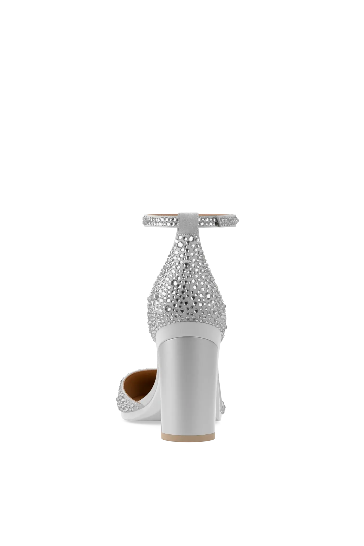 The D'Orsay - Silver Mixed Rhinestone 4 Block