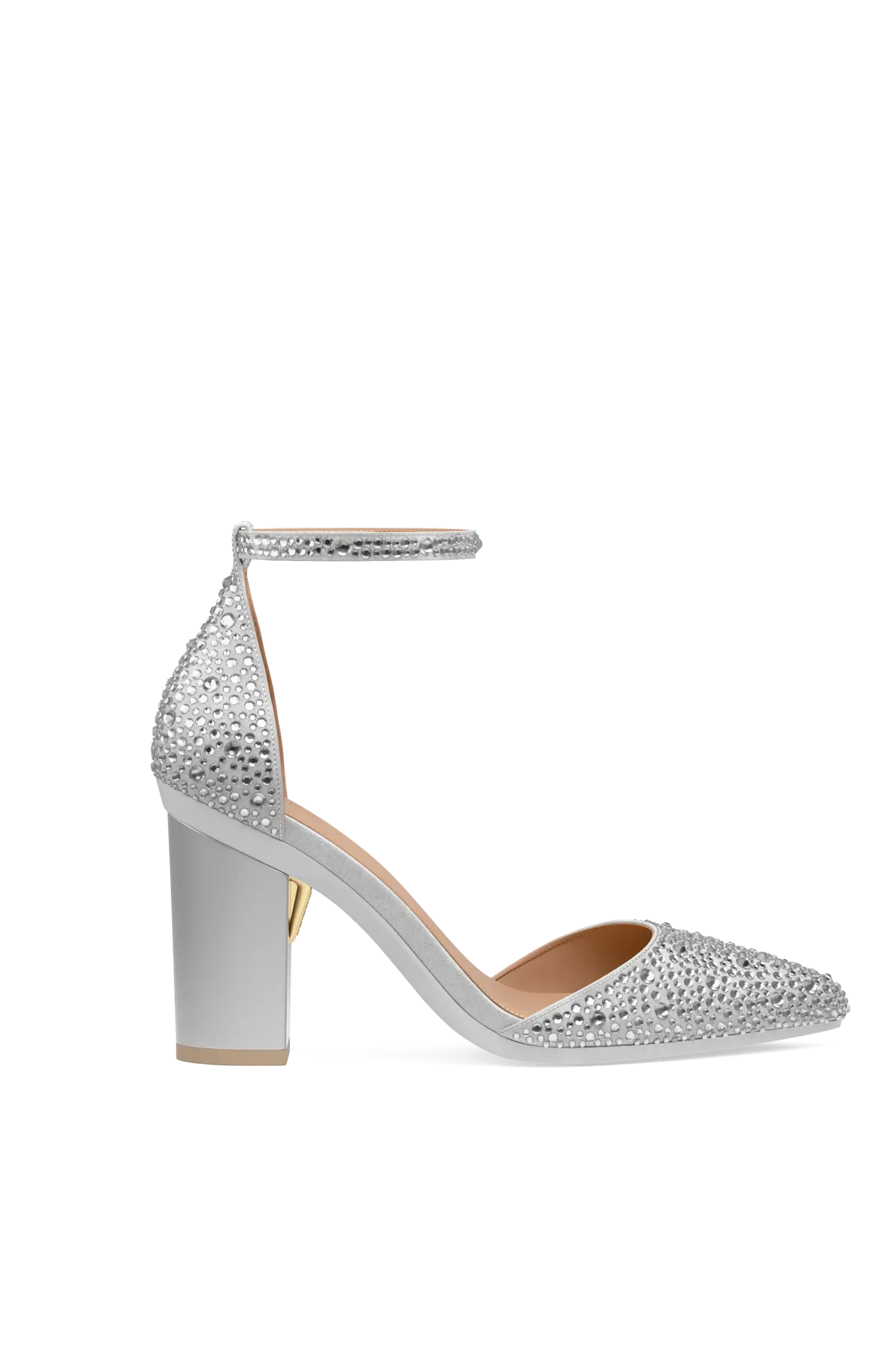 The D'Orsay - Silver Mixed Rhinestone 4 Block