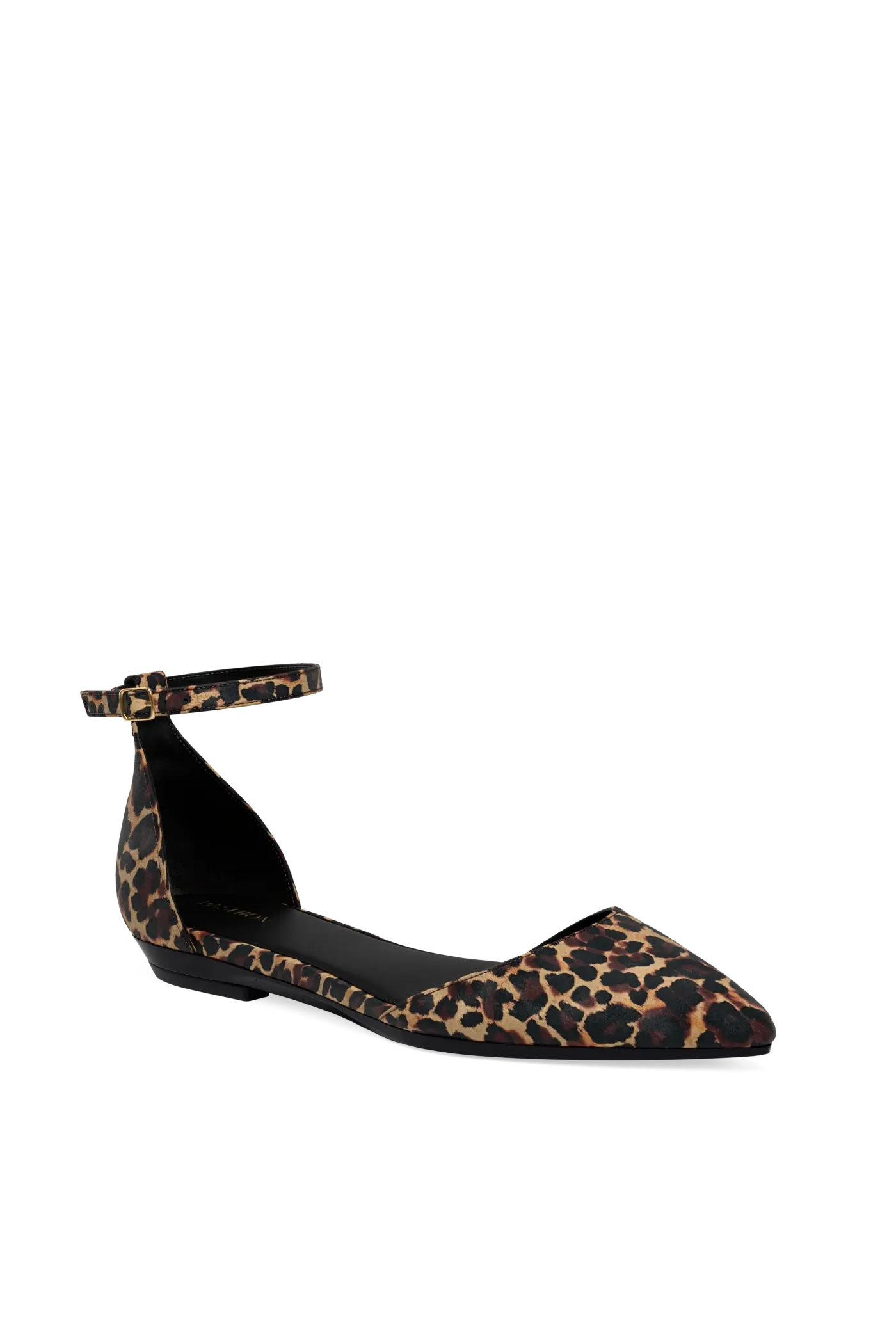 The D'Orsay - Coal Leopard Suede 4 Stiletto
