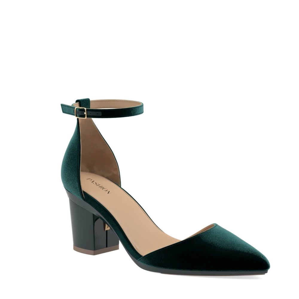 Forest green heels cheap