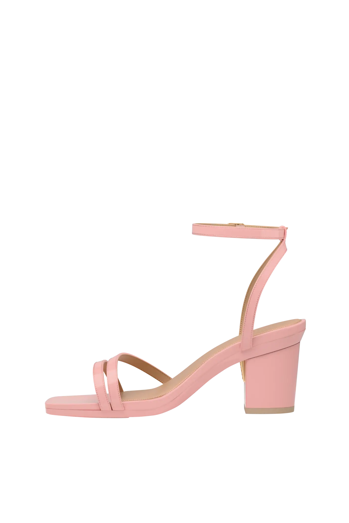 The Emmy - Blush Patent 3 Block