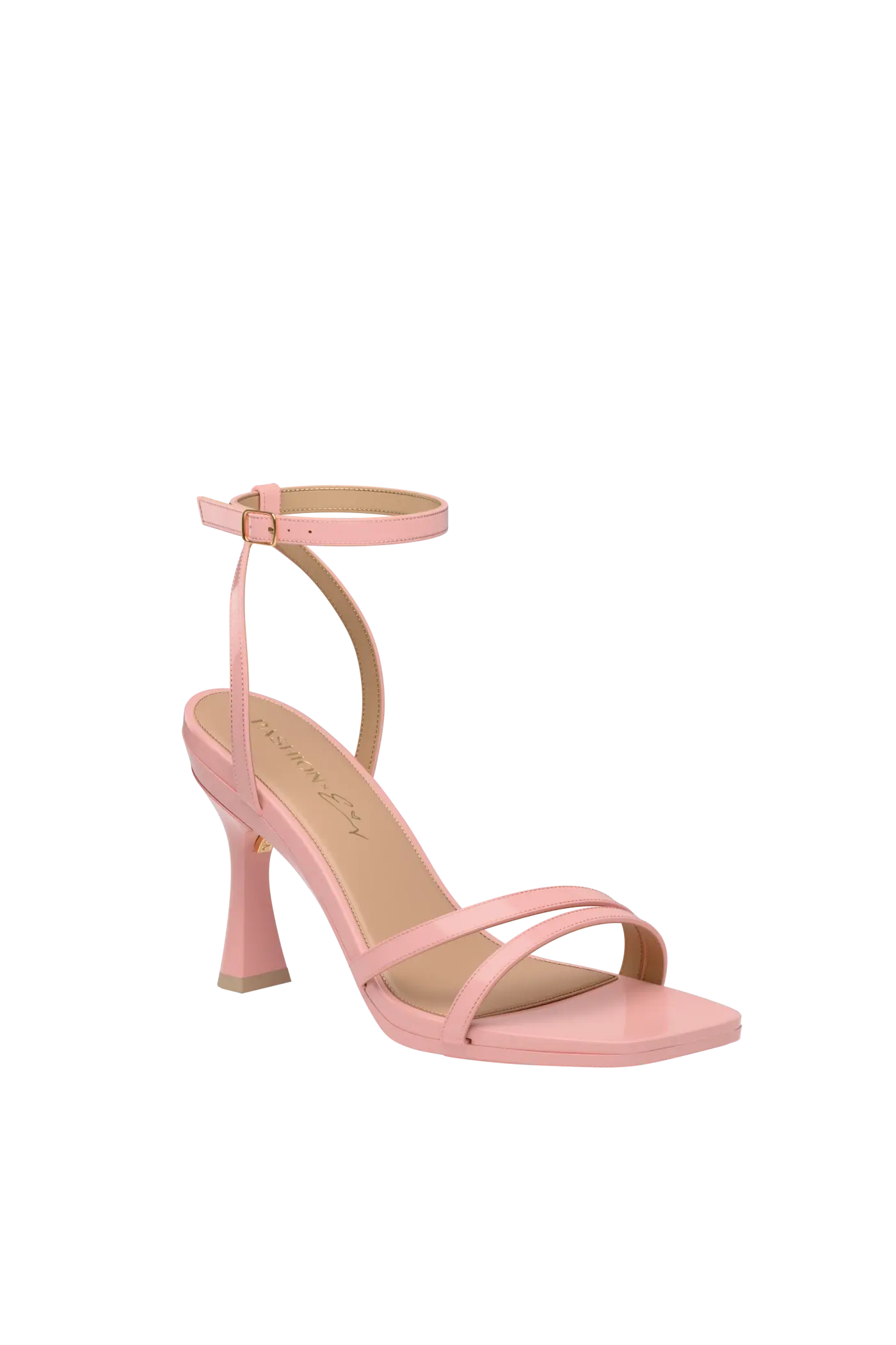 The Emmy - Blush Patent 4 Flare Stiletto
