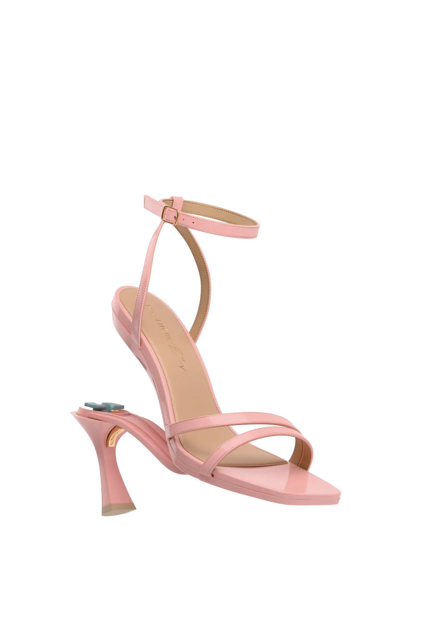 The Emmy - Blush Patent 4 Flare Stiletto