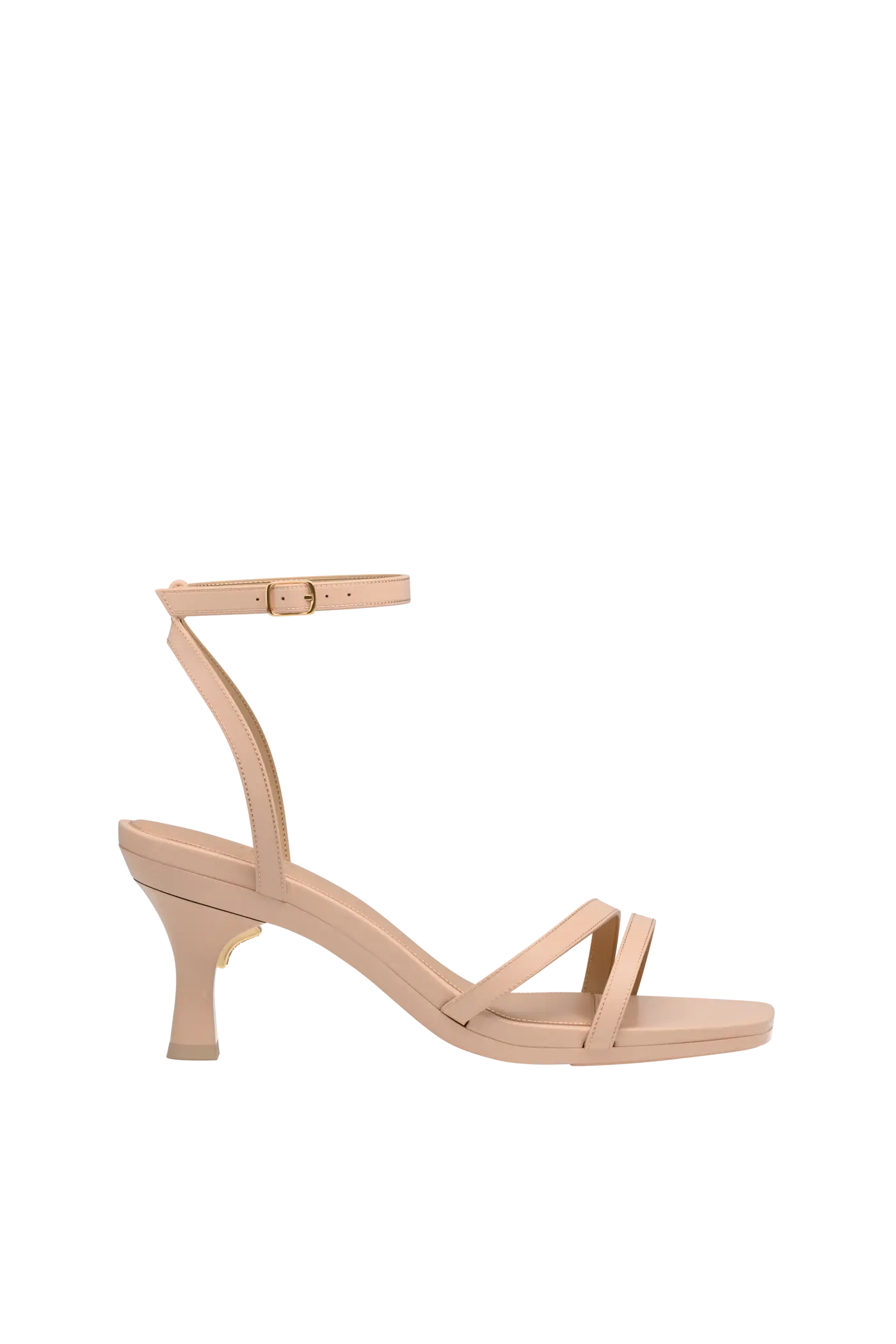 The Emmy - Sand Leather 3 Flare Stiletto