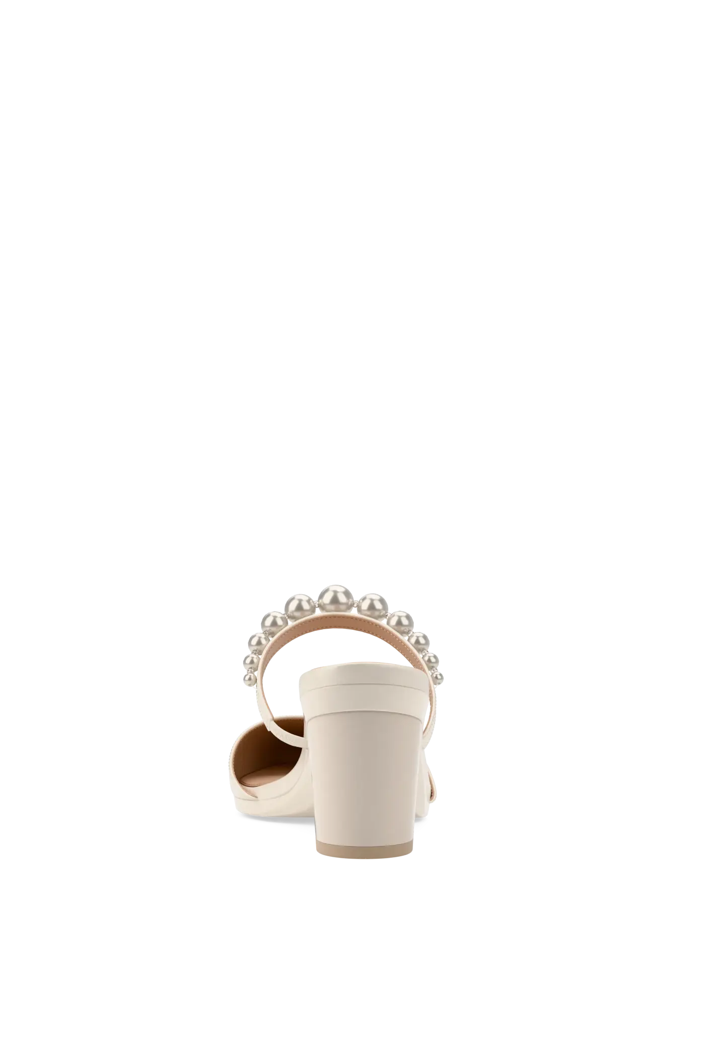 The Evelyn - Ivory Satin Pearl 3 Block