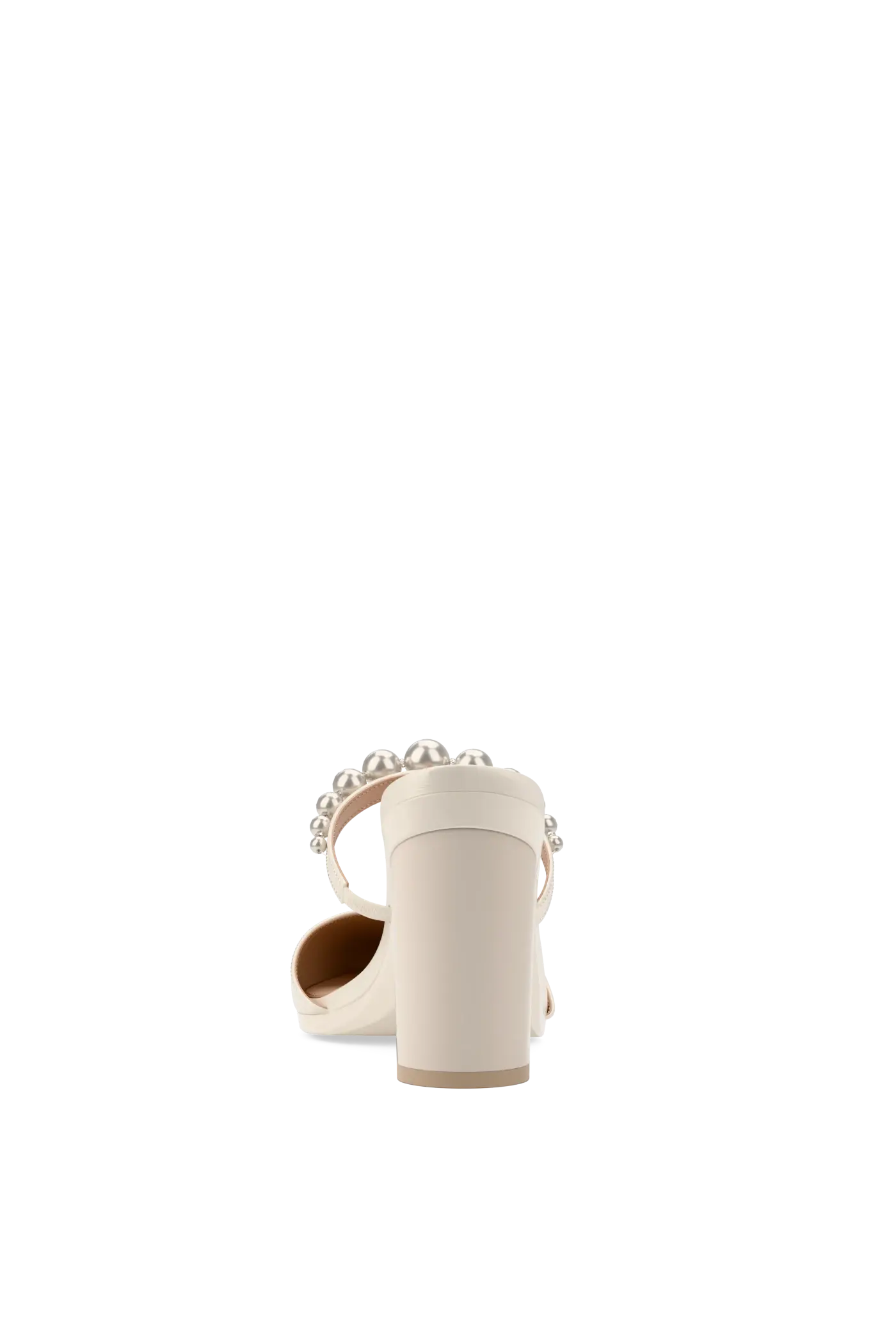 The Evelyn - Ivory Satin Pearl 4 Block