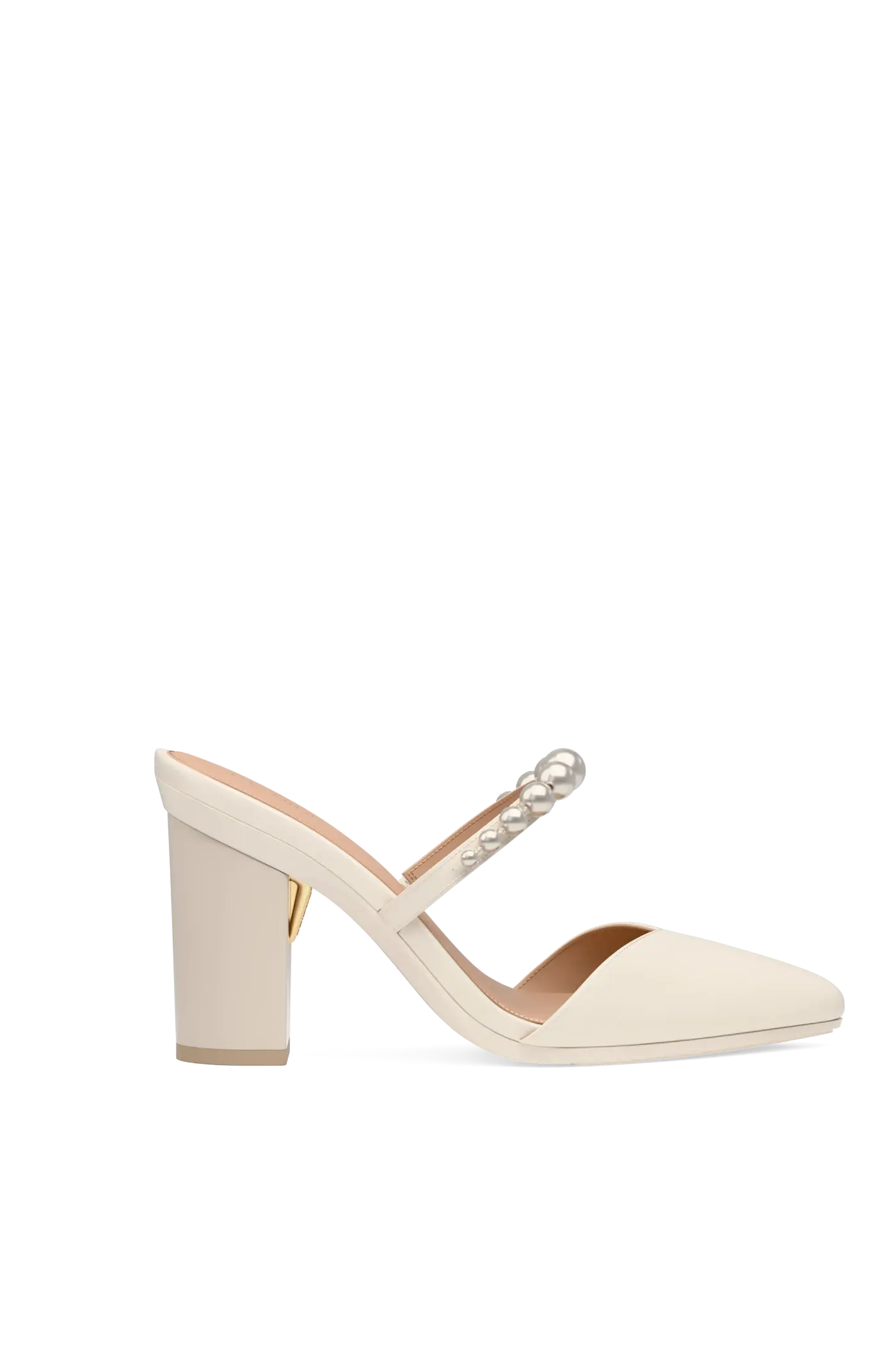 The Evelyn - Ivory Satin Pearl 4 Block