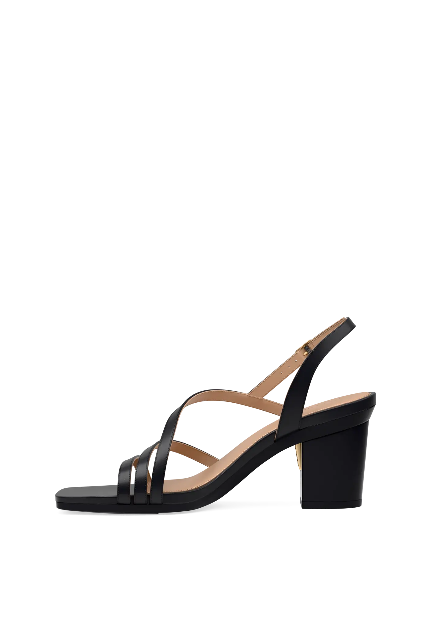 The Gia - Coal Leather 3 Block