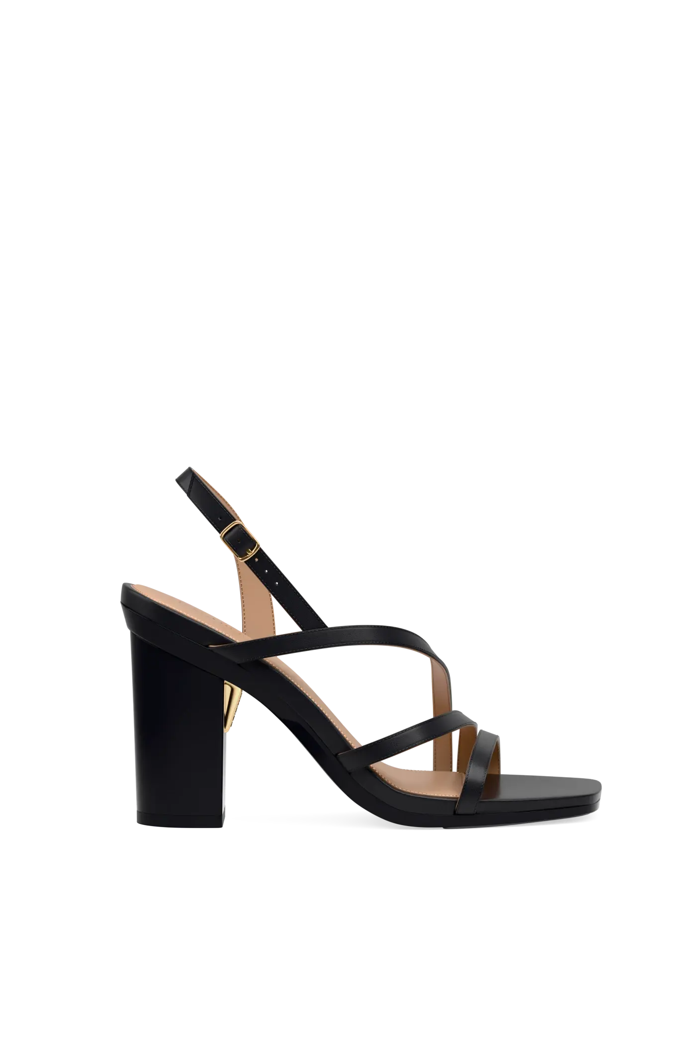 The Gia - Coal Leather 4 Block