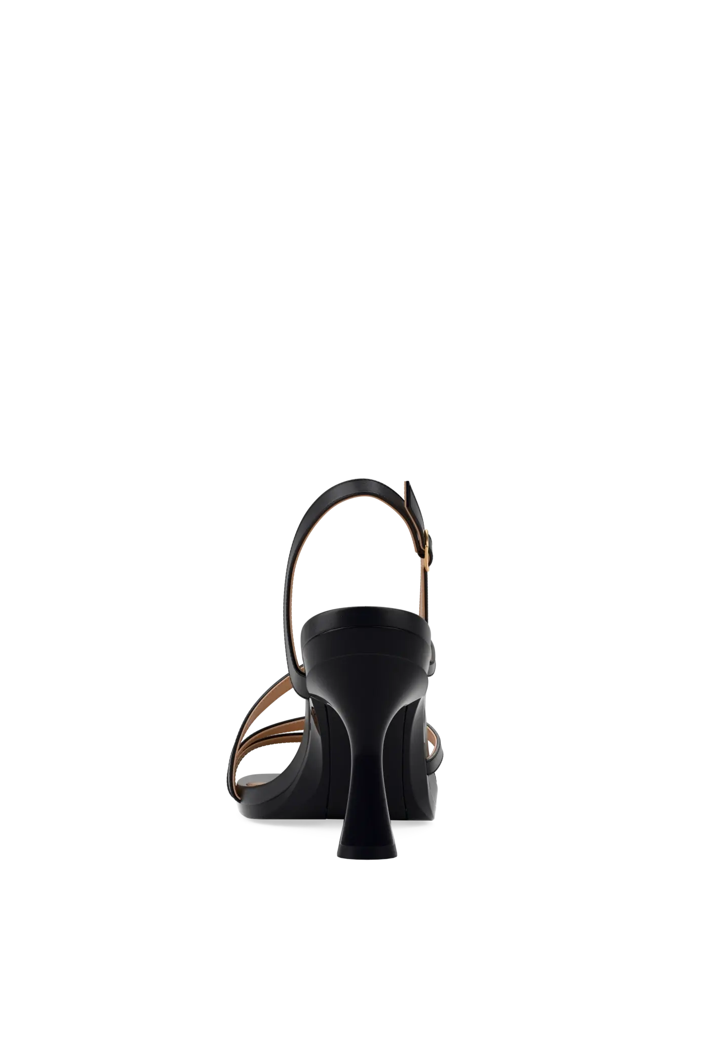 The Gia - Coal Leather 4 Flare Stiletto