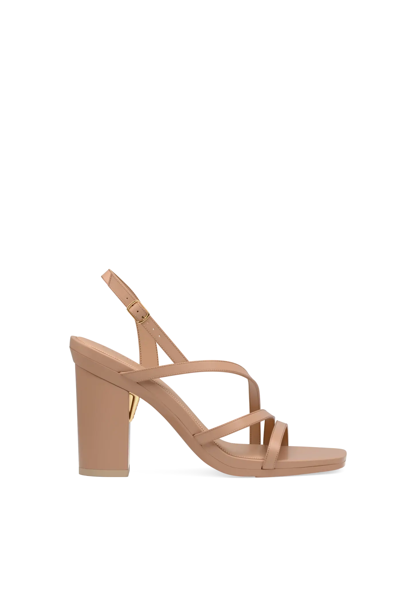 The Gia - Latte Leather 4 Block