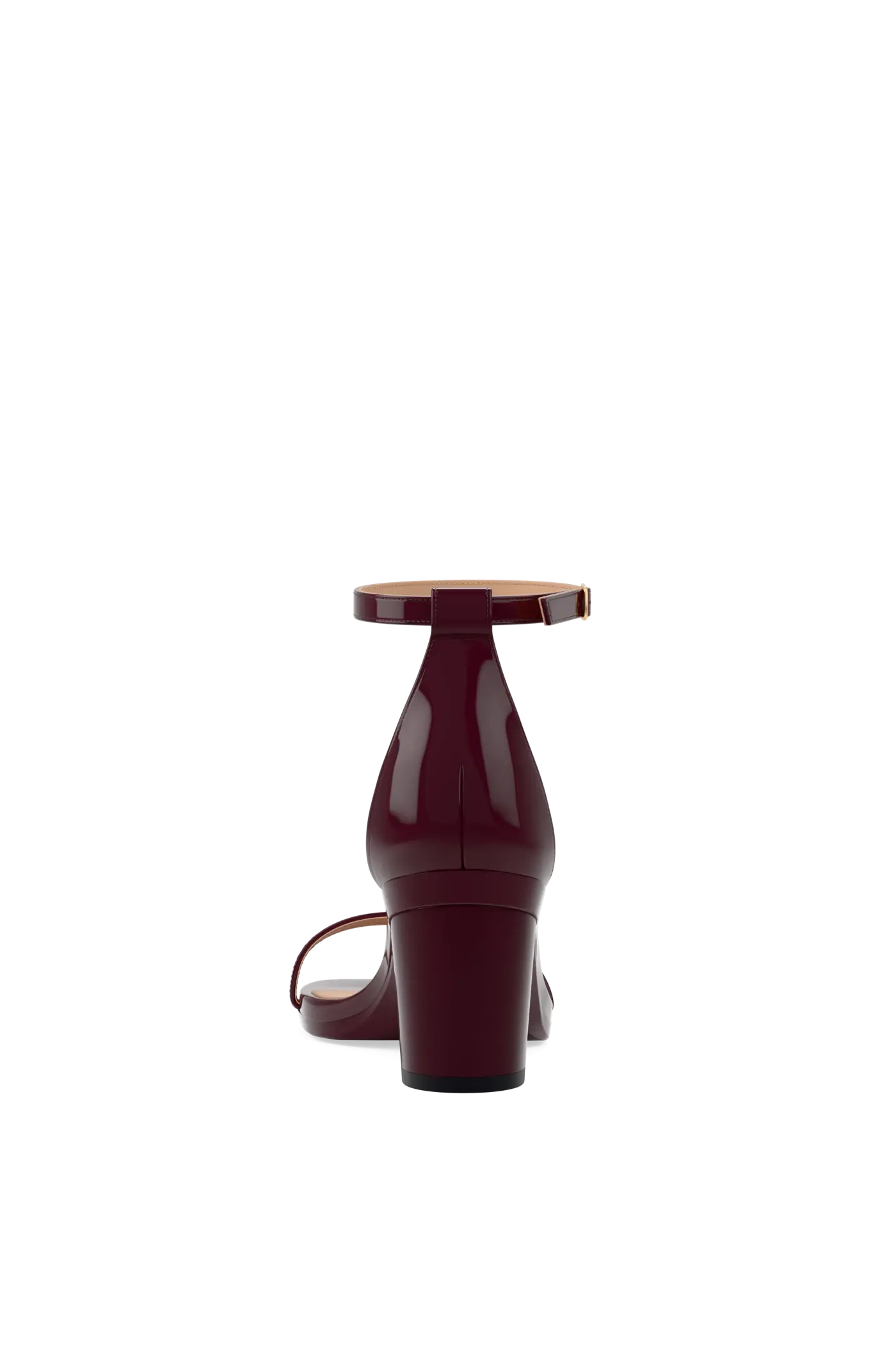 The Gigi - Cherry Mocha Patent 3 Block