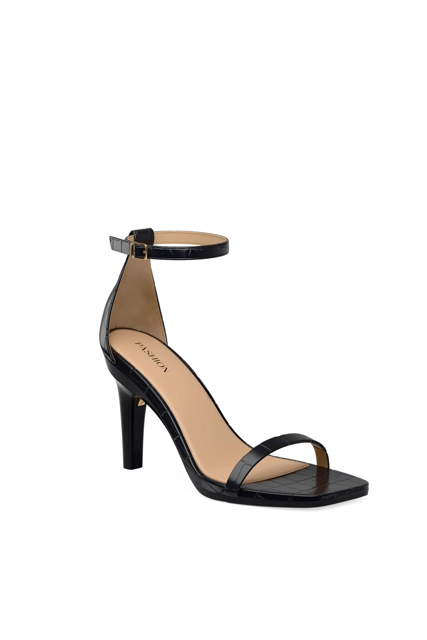 The Gigi - Coal Crocodile 4 Stiletto