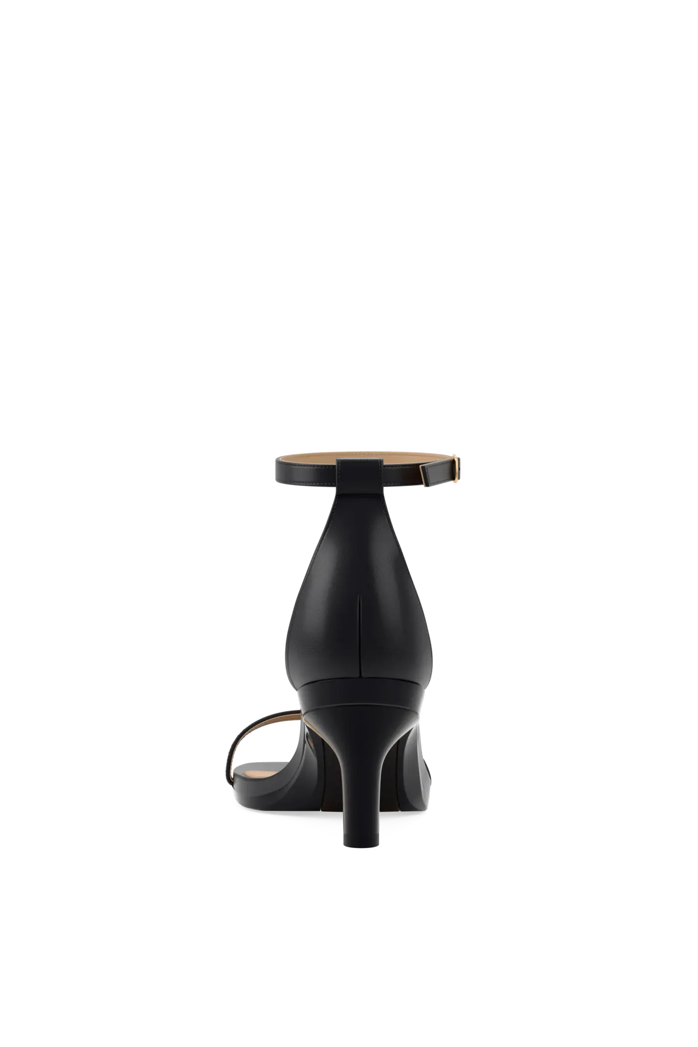 The Gigi - Coal Leather 3 Stiletto