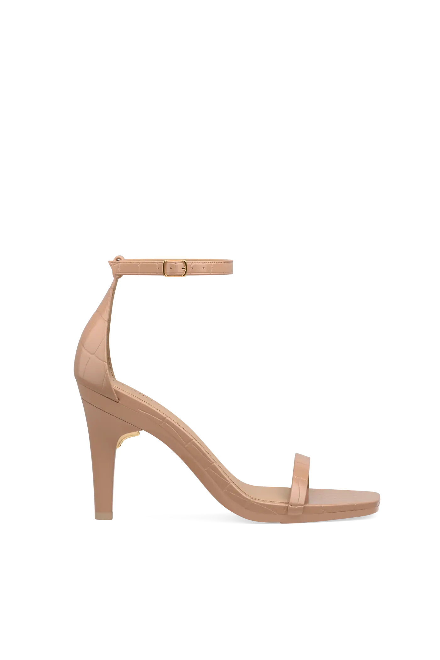 The Gigi - Latte Crocodile 4 Stiletto