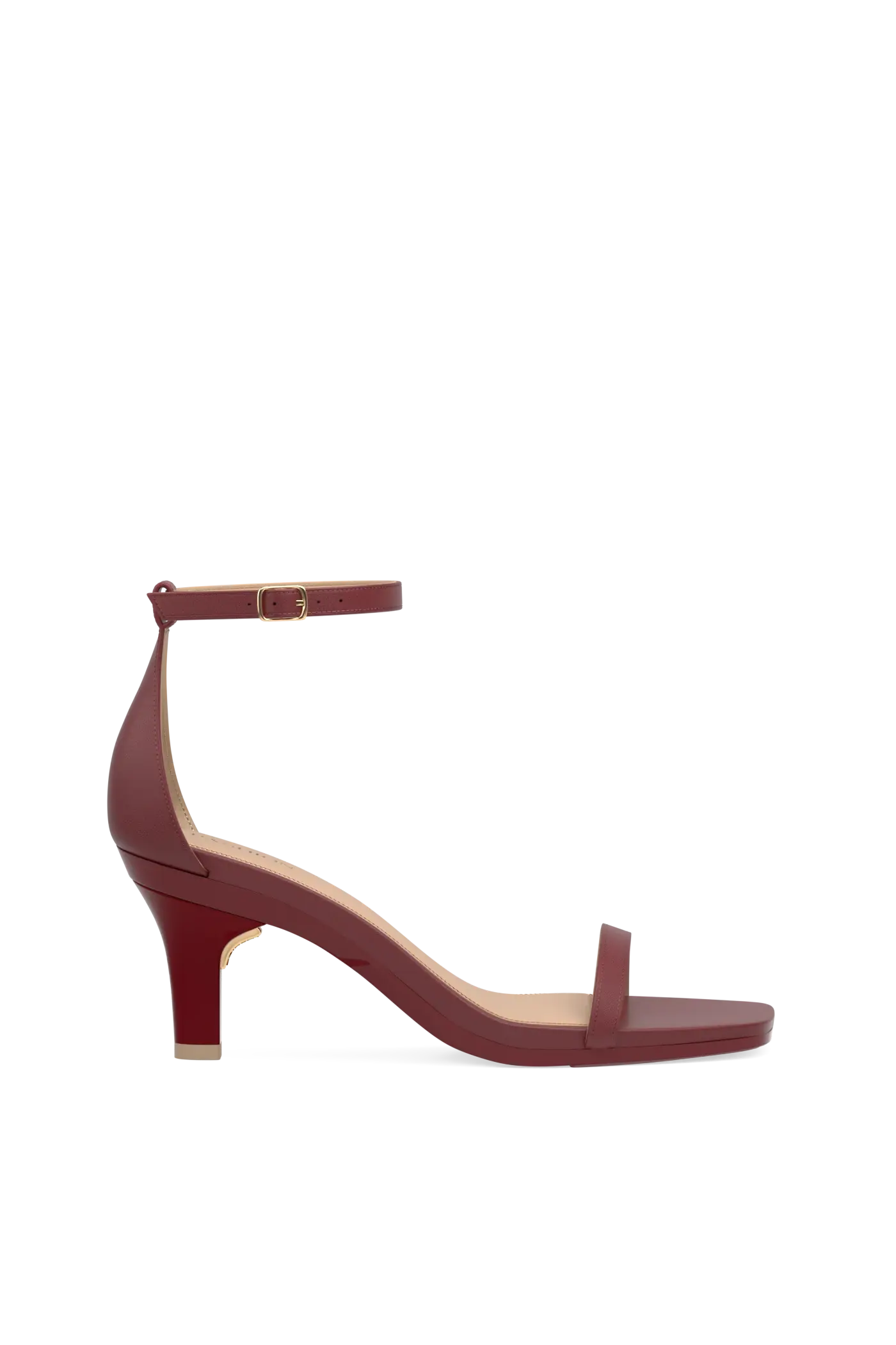 The Gigi - Merlot Leather 3 Stiletto