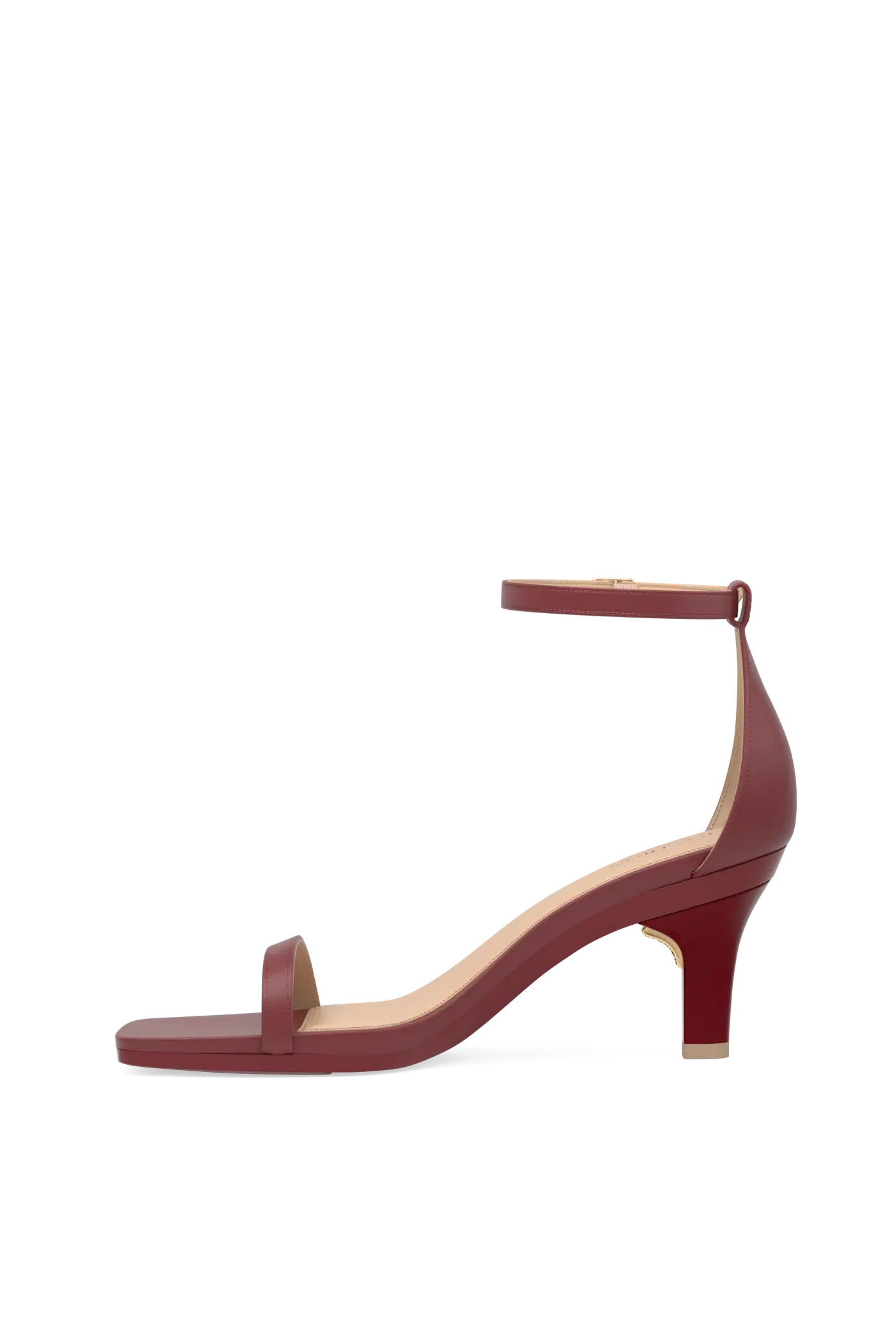 The Gigi - Merlot Leather 3 Stiletto