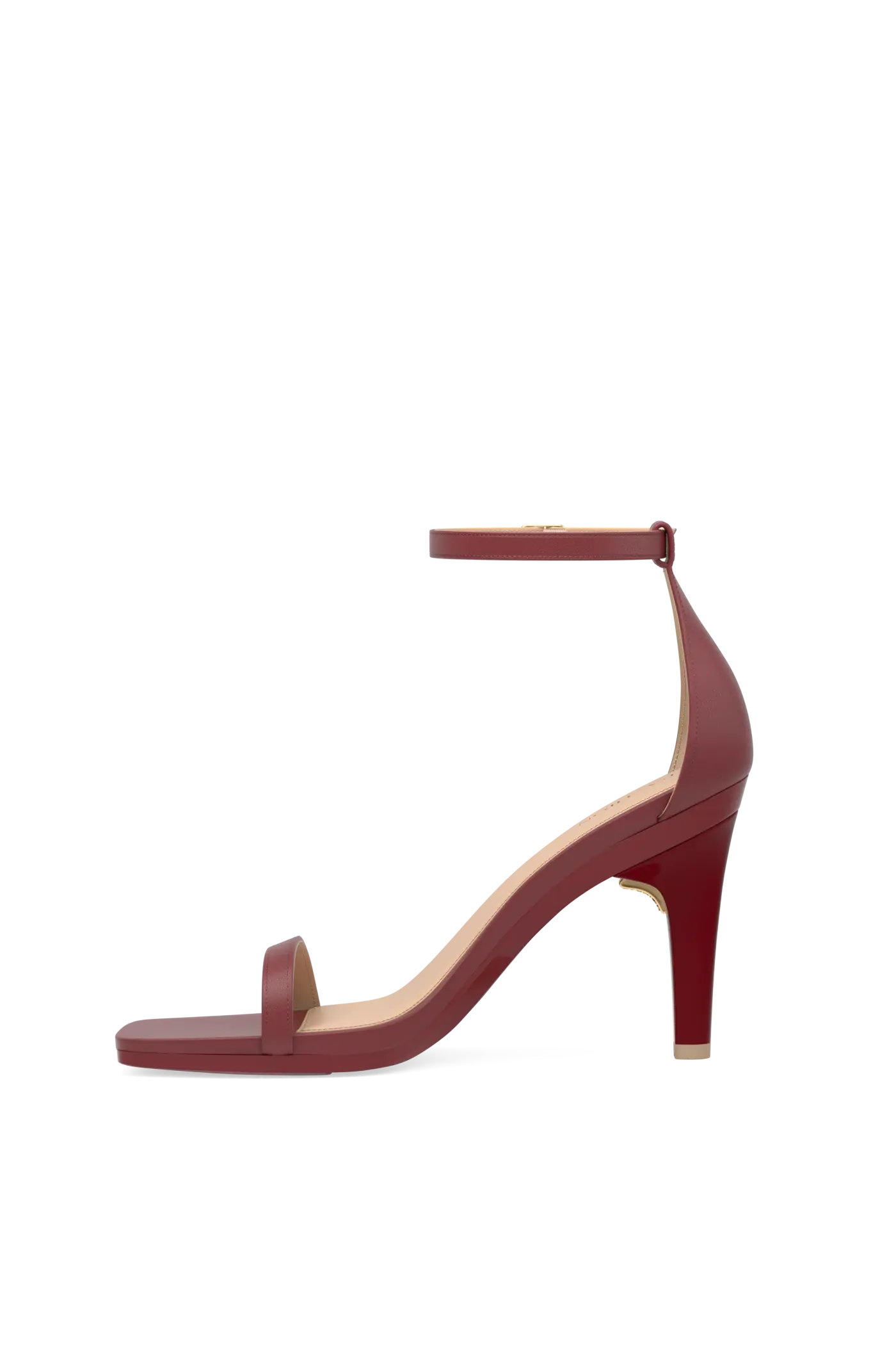 The Gigi - Merlot Leather 4 Stiletto