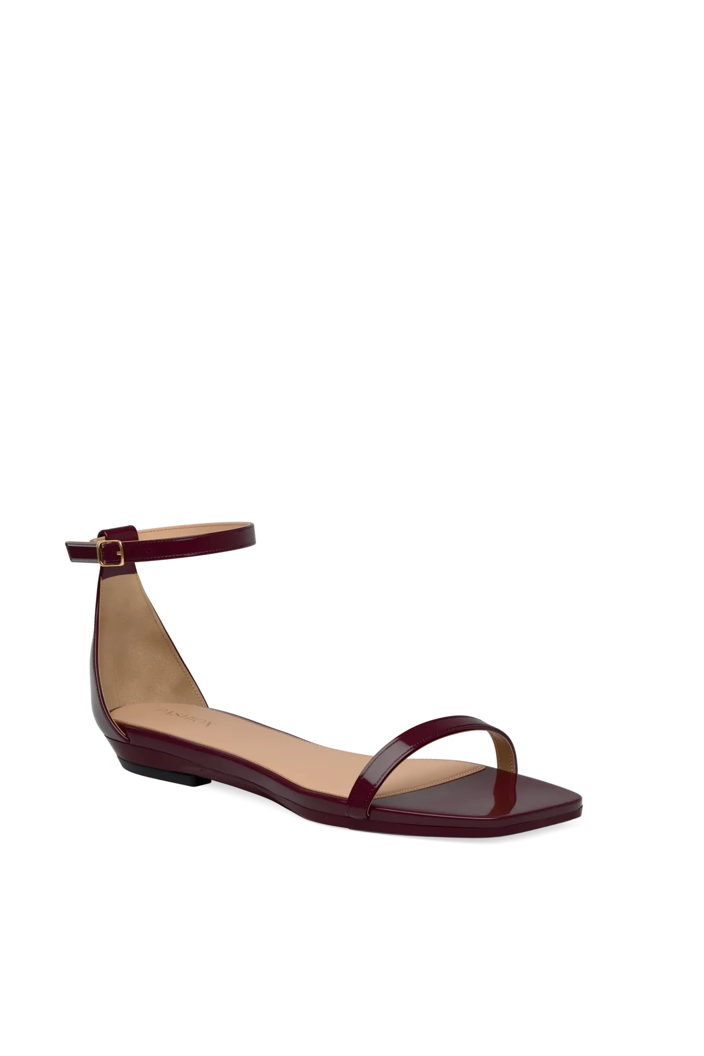 The Gigi - Cherry Mocha Patent 3 Block