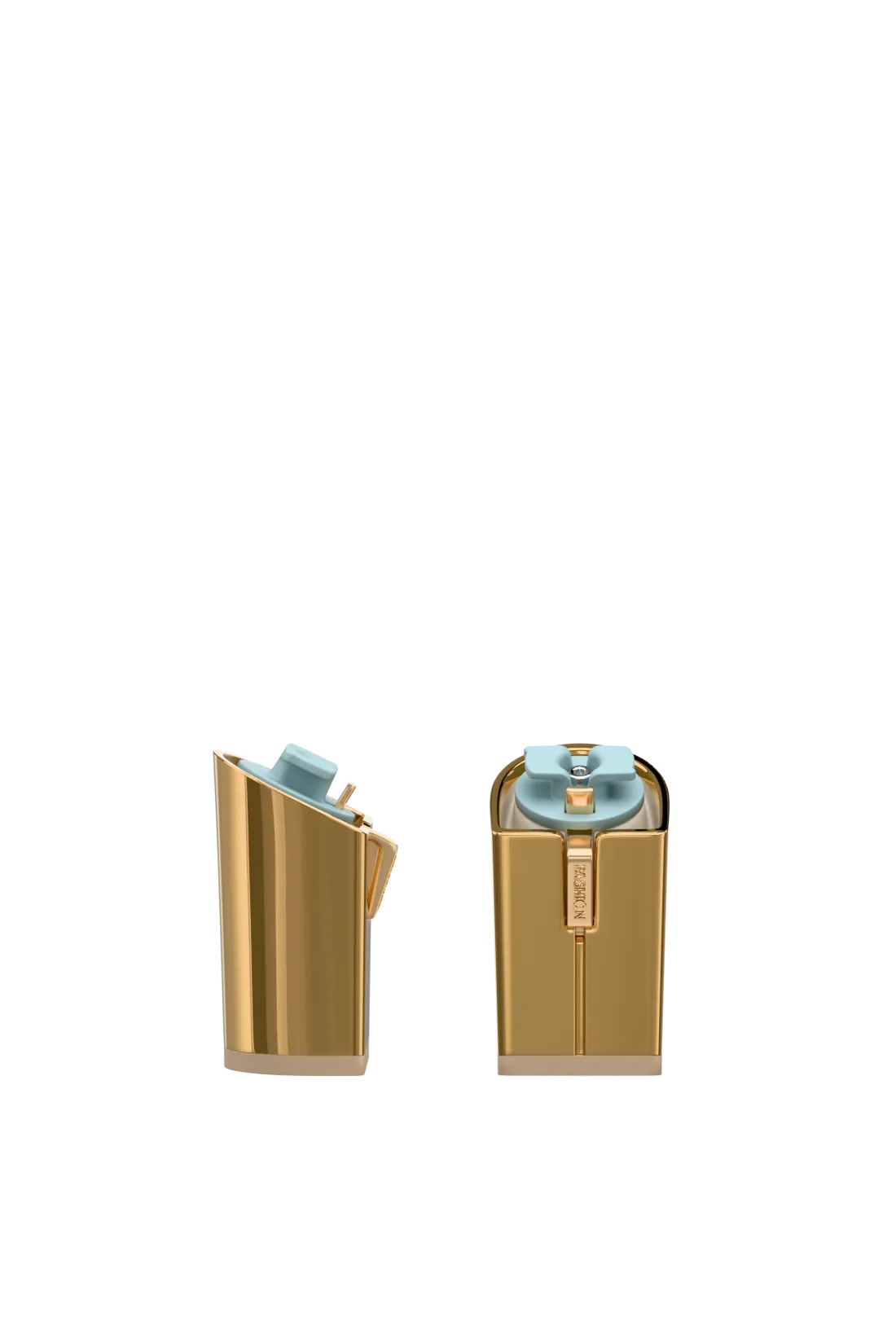 Block Heel Kit 4 Gold Metallic