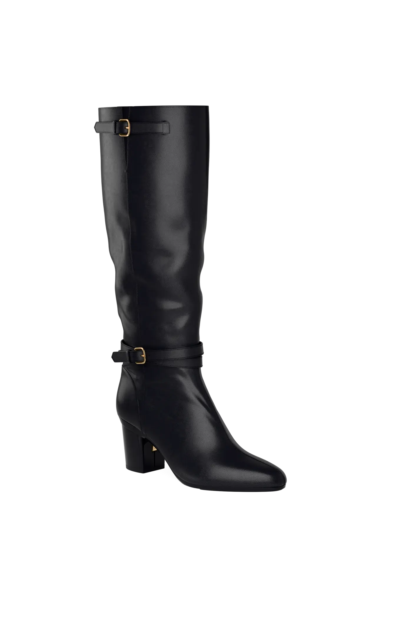 The Harper Boot - Coal Leather 3 Block