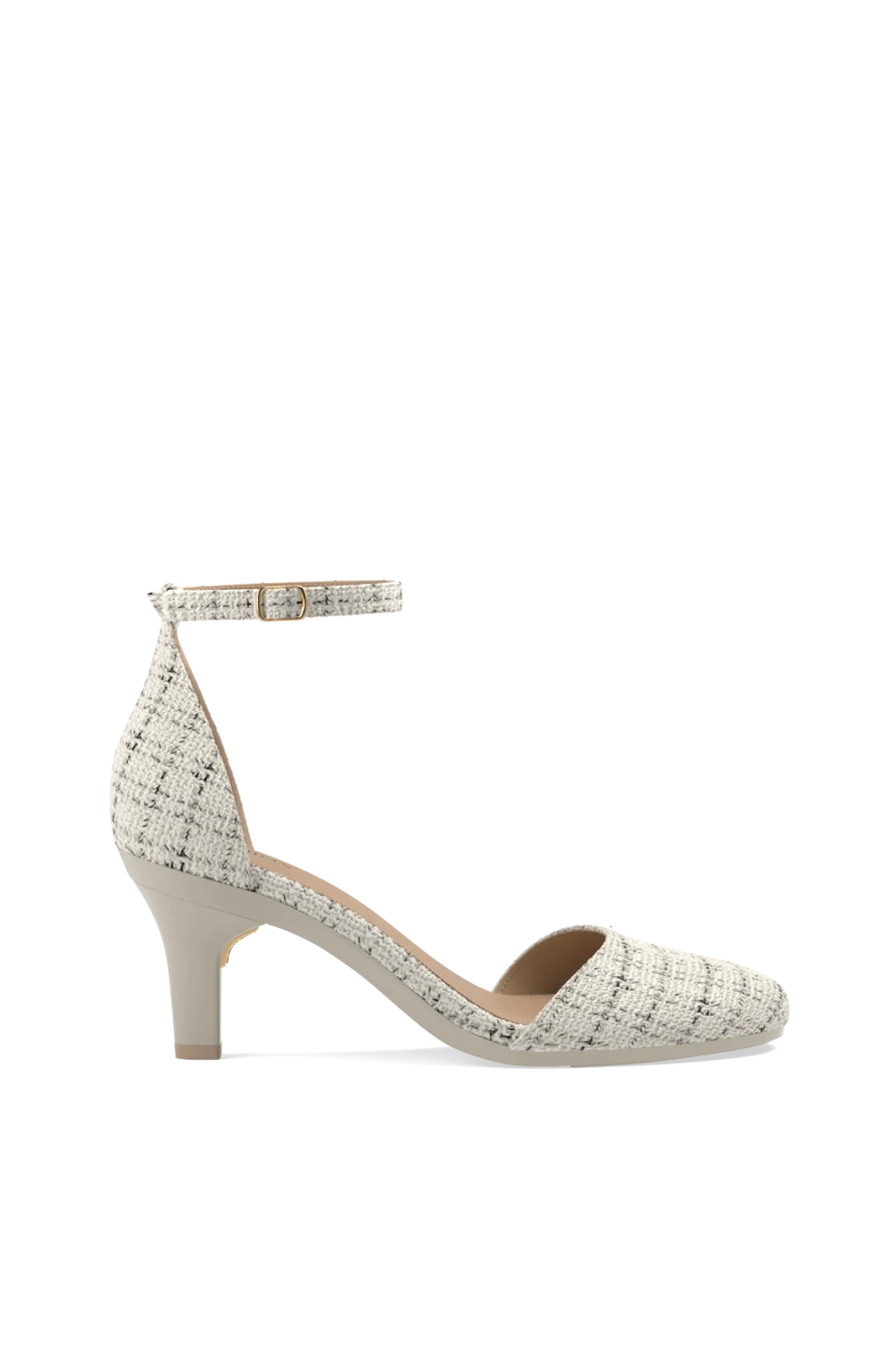 The Jocelyn - Bone Tweed 3 Stiletto - FINAL SALE