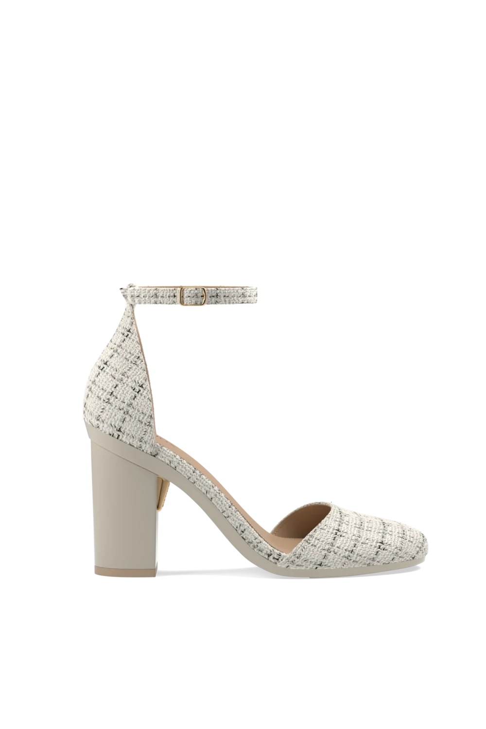 The Jocelyn - Bone Tweed 4 Block - FINAL SALE