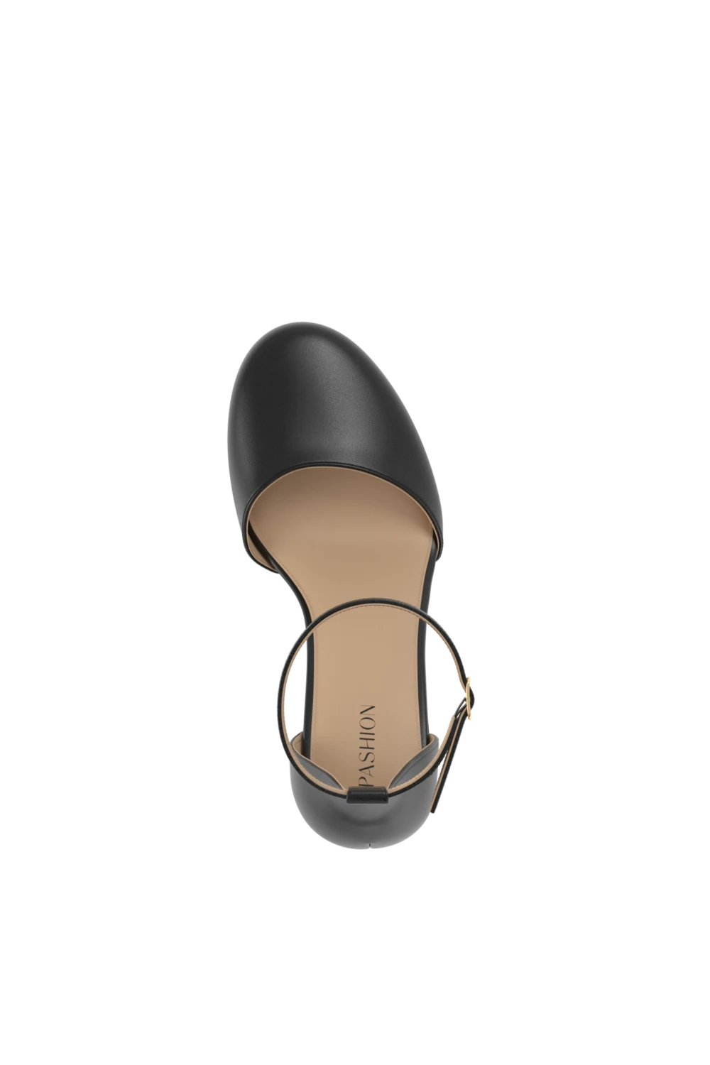 The Jocelyn - Coal Leather Flat - FINAL SALE