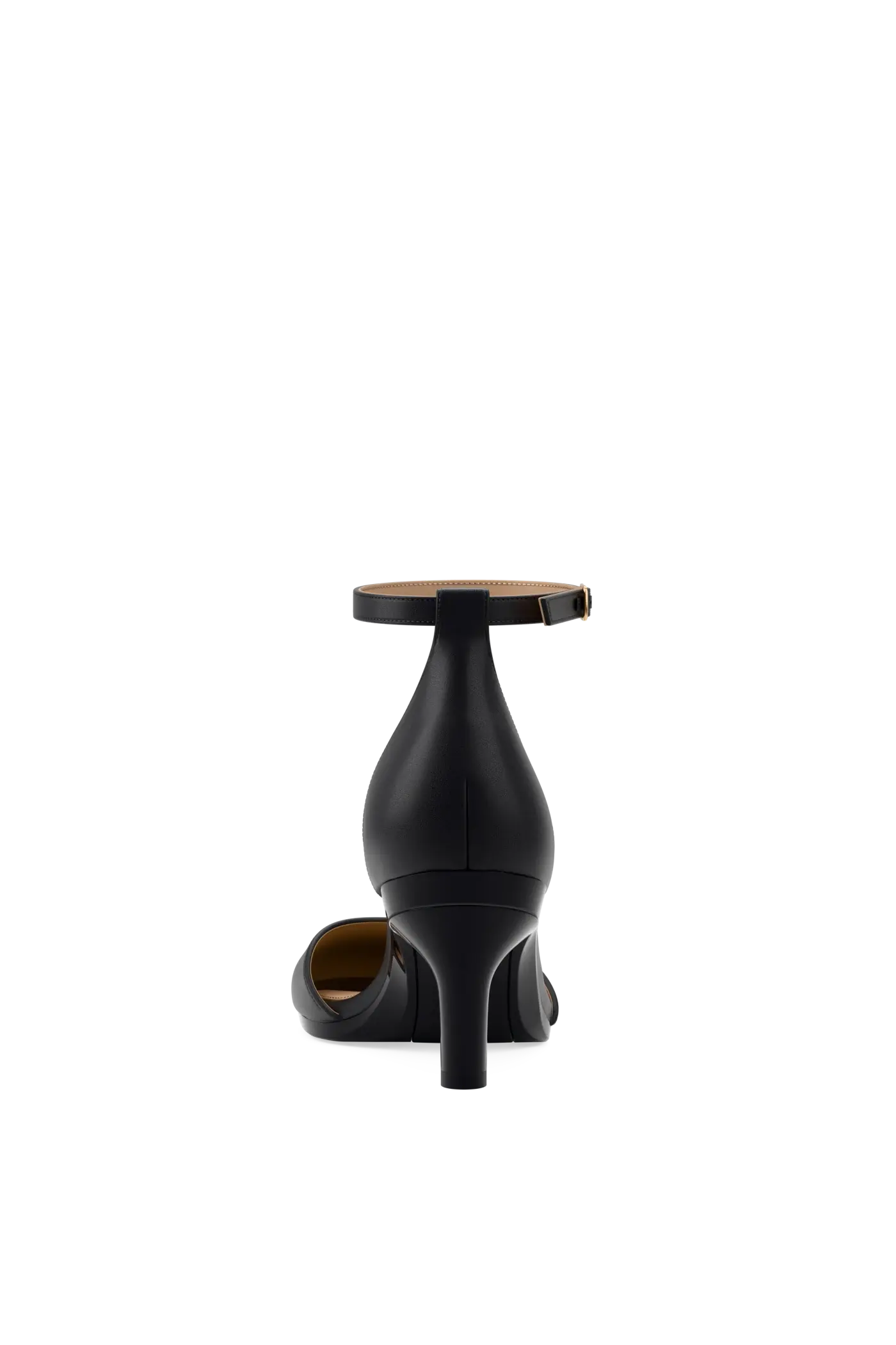 The Jocelyn - Coal Leather 3 Stiletto - FINAL SALE