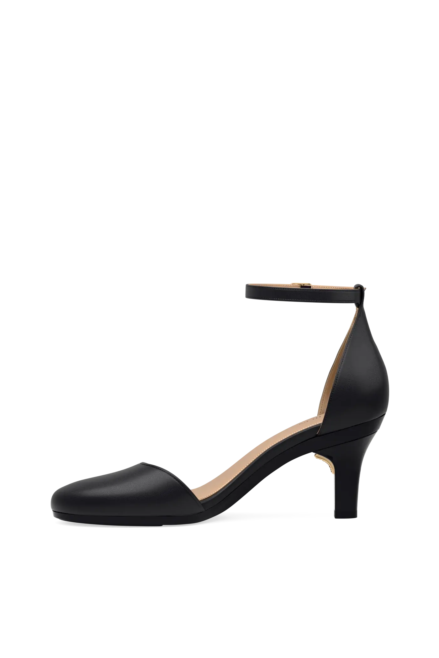 The Jocelyn - Coal Leather 3 Stiletto - FINAL SALE