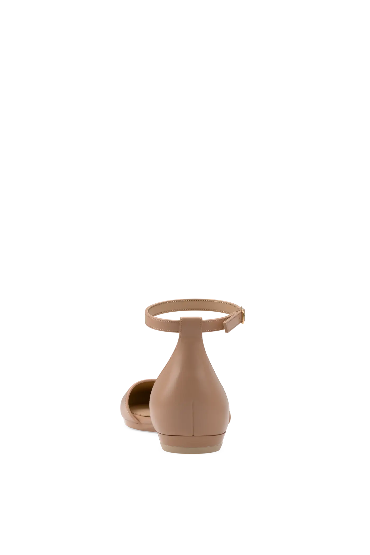 The Jocelyn - Latte Leather Flat - FINAL SALE