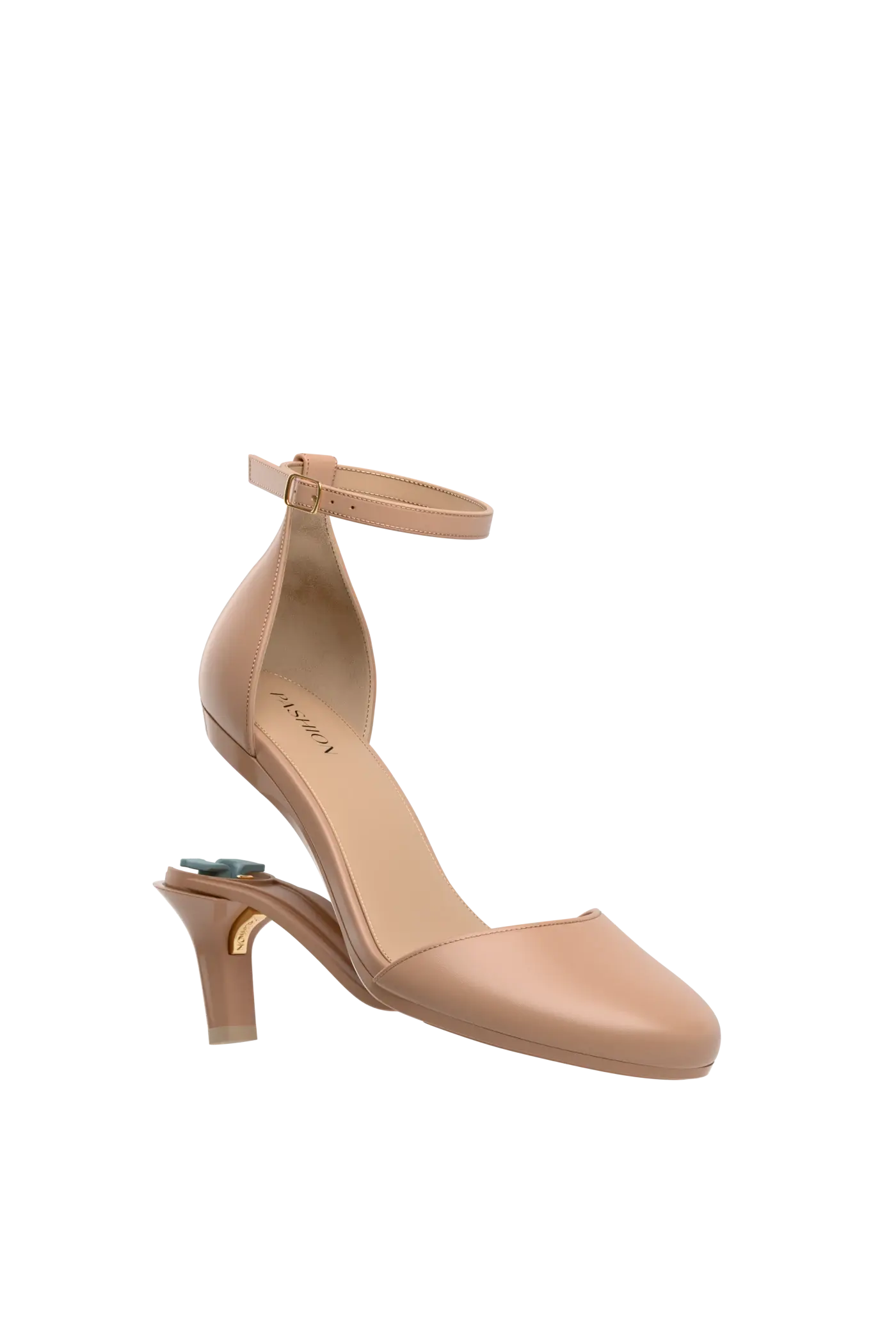 The Jocelyn - Latte Leather 3 Stiletto - FINAL SALE
