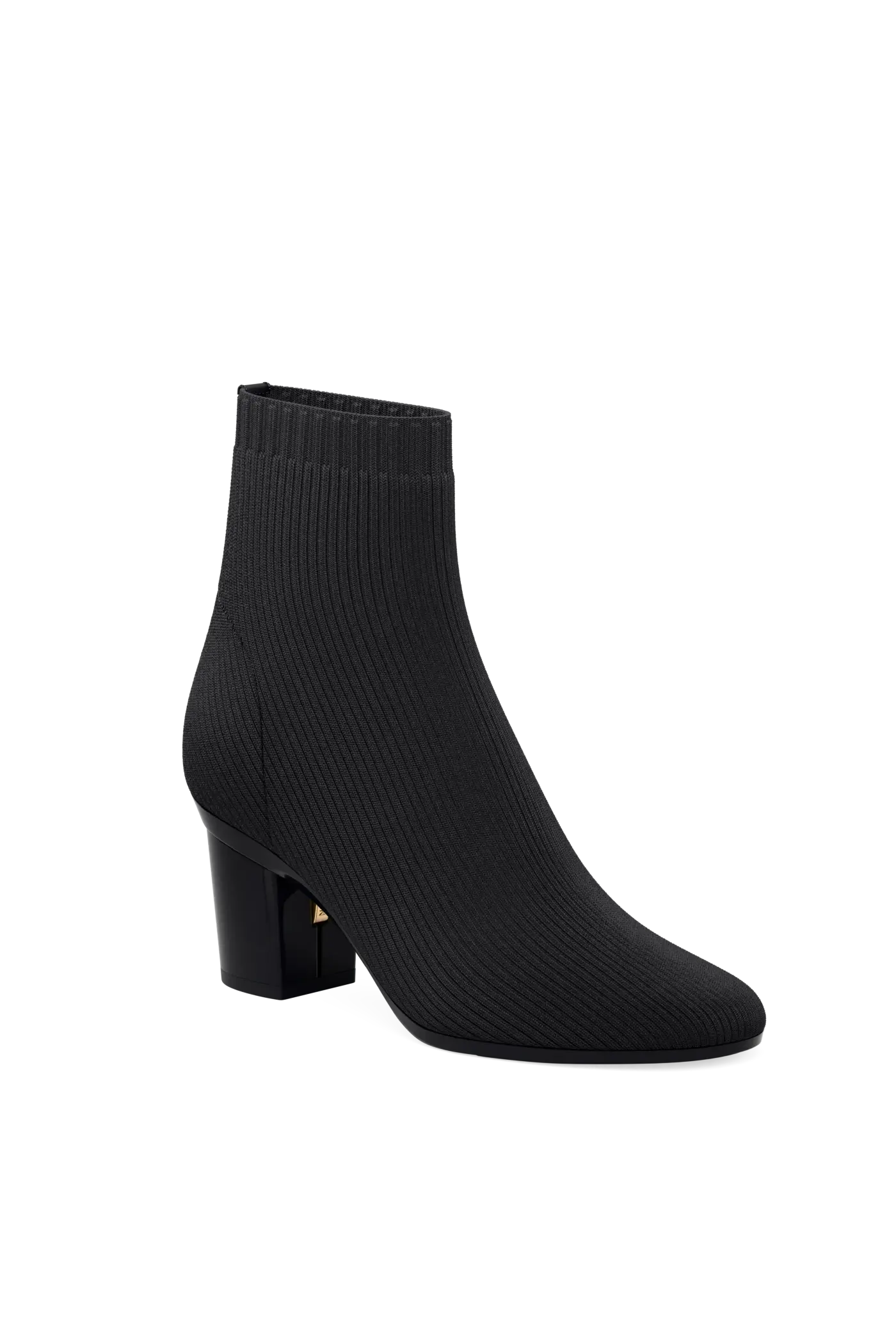 The Josie Bootie - Coal Knit 3 Block - Final Sale